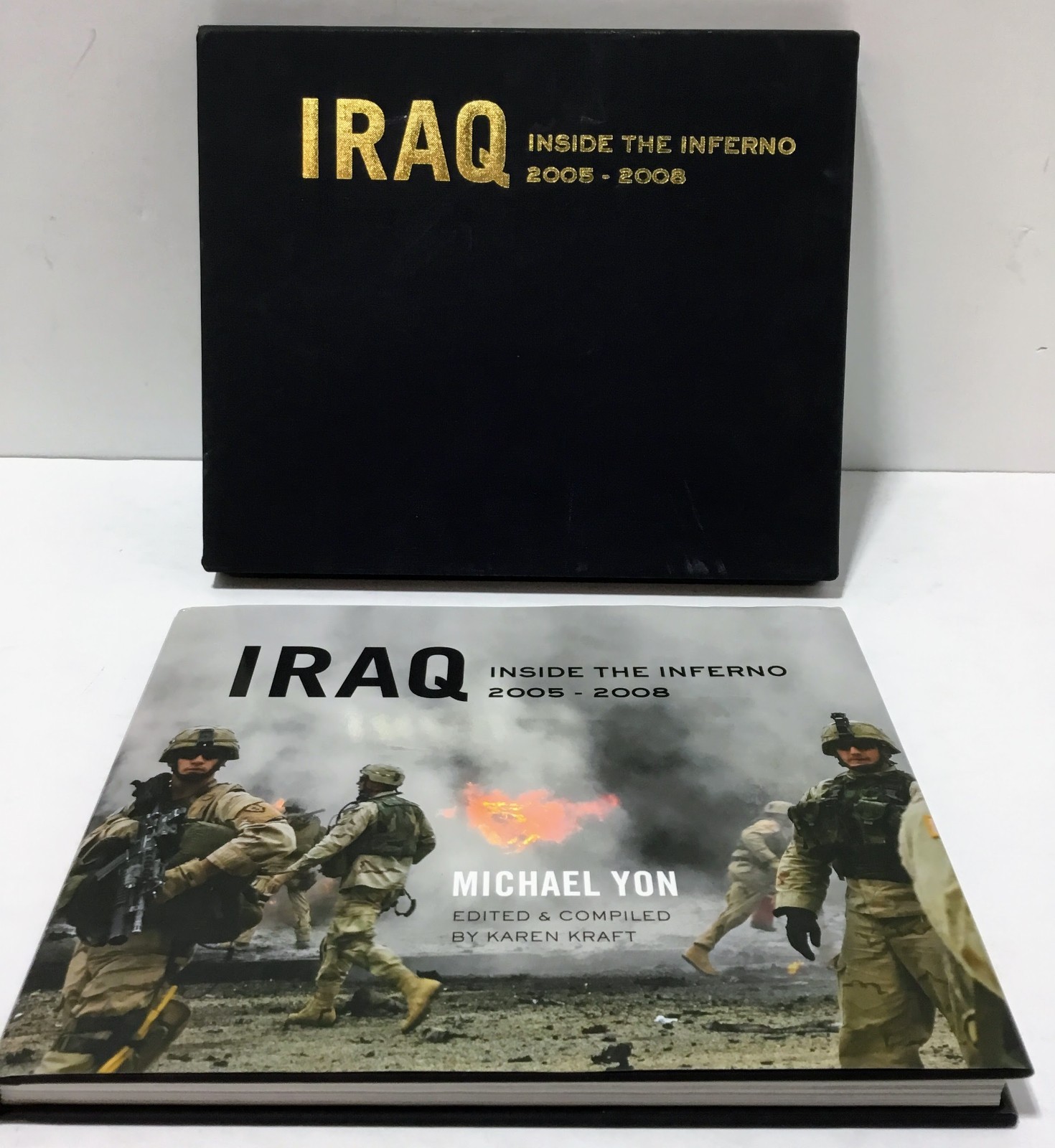 IRAQ Inside the inferno 2005-2008 SIGNED W/ Dust Jacket and Slipcover
