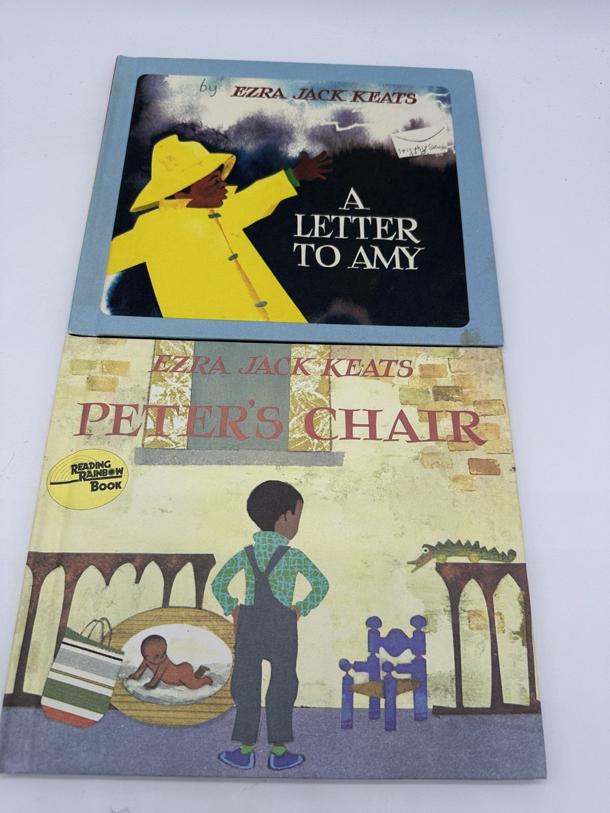Ezra Jack Keats Books (2) Peters Chair And Letter to Amy HC Children’s Choice
