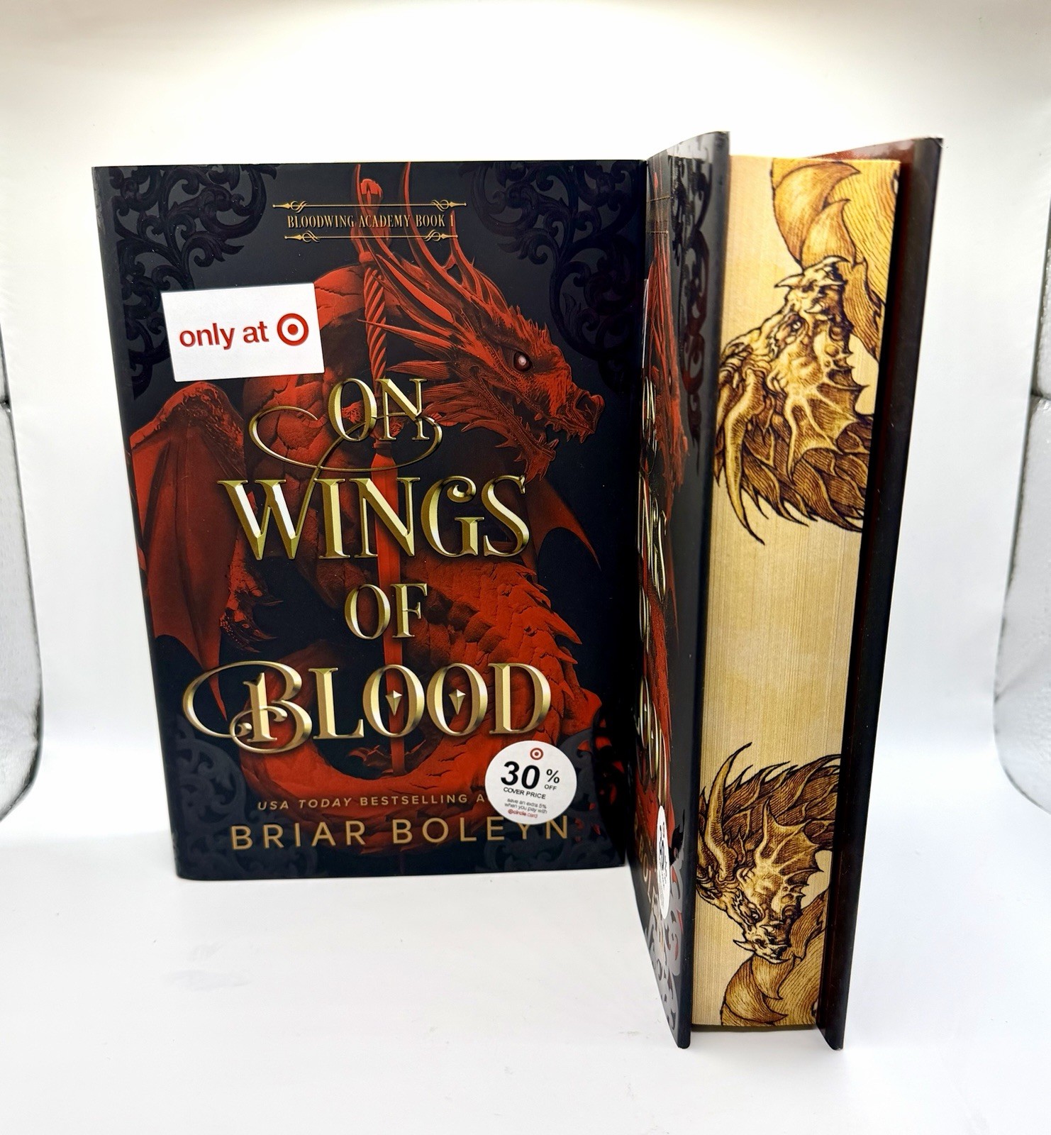 On Wings Of Blood by Briar Boleyn Target Exclusive Edition Dragon New Rare
