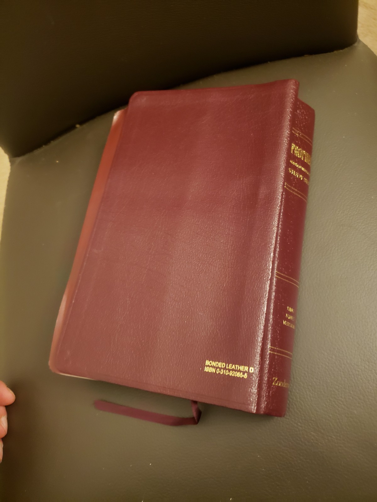 KJV Prophecy Marked Reference Study Bible Grant R. Jeffrey Brown Leather 1998