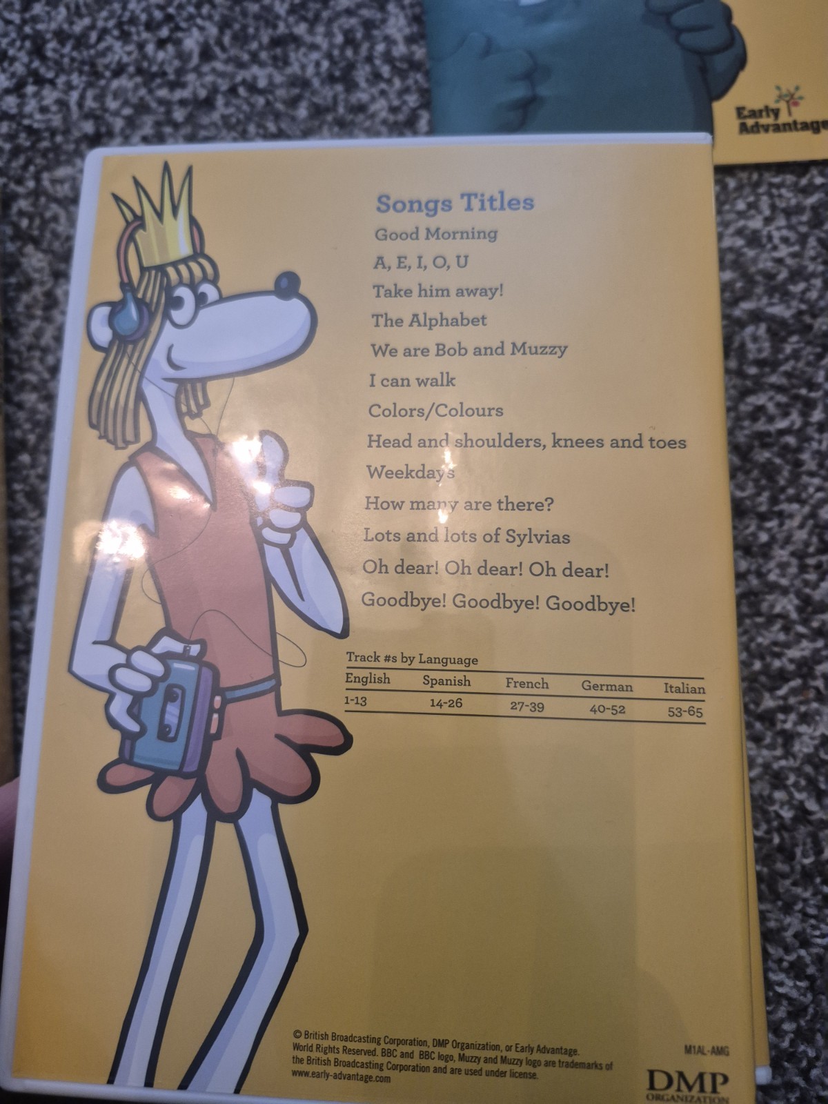 BBC MUZZY Early Level 1 Multilingual Language DVD/CD/CD-Rom Box Set