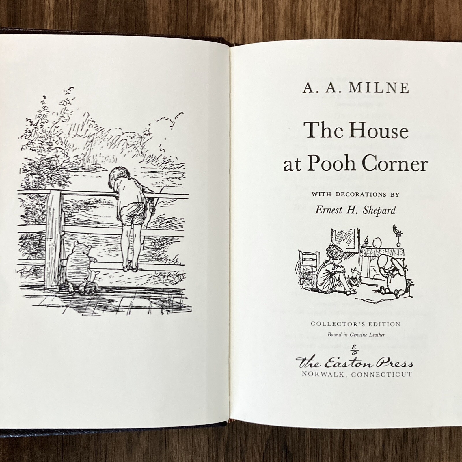 The House at Pooh Corner – A. A. Milne (Easton Press, 1985) Collector’s Edition