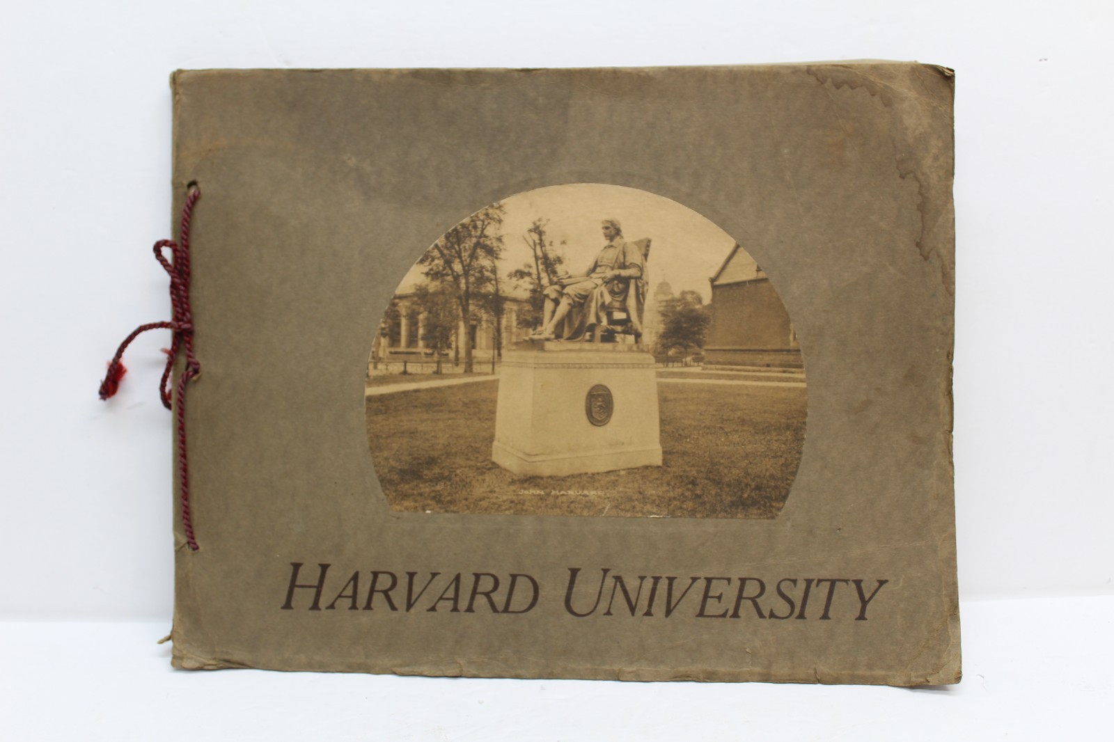 Antique Harvard University Albertype Souvenir Photo Book 25-6&Prime;x8&Prime; pictures
