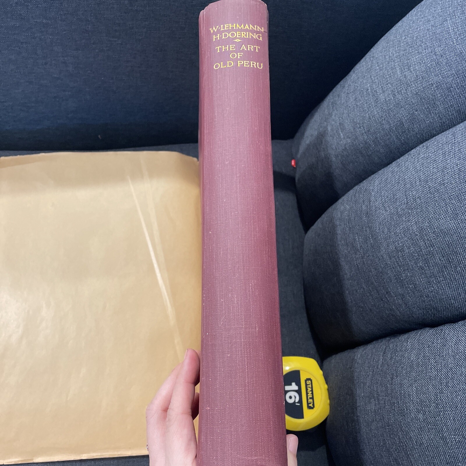 RARE BOOK: THE ART OF OLD PERU By W. Lehmann H.Doering