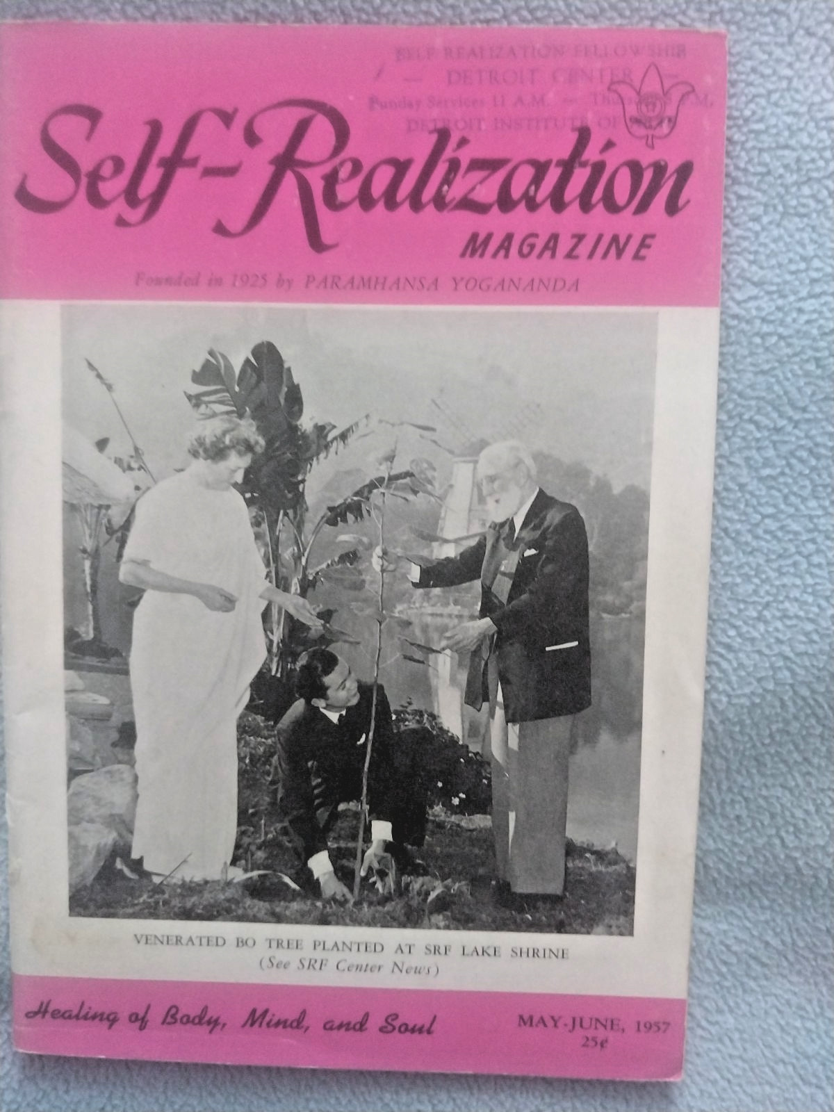 Self-Realization magazines – 5 vintage issues dated 1954 and 1957