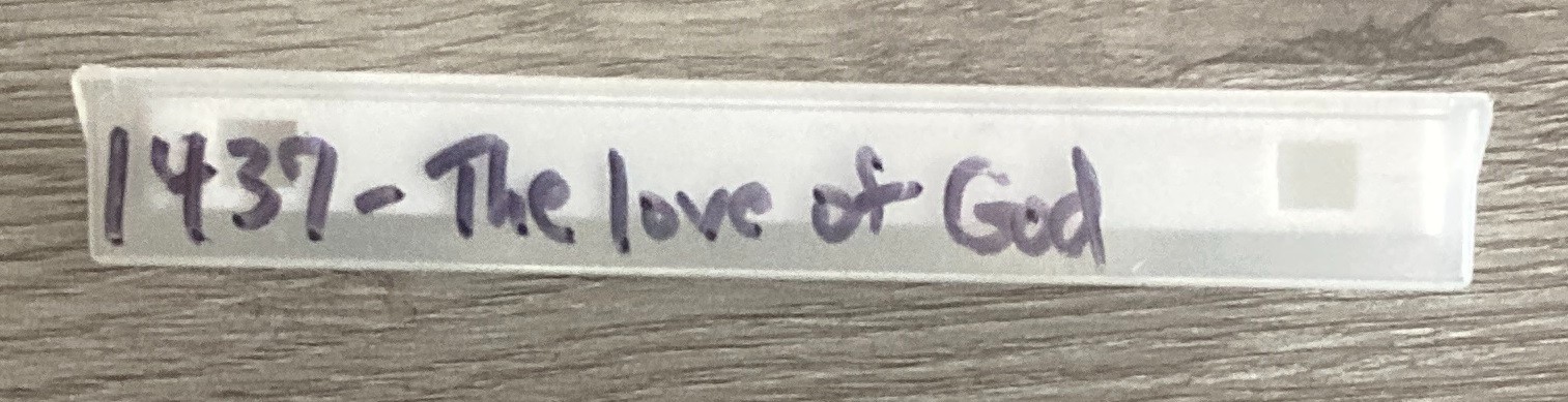 The Love of God – Rev. John Townsend – 4/24/88