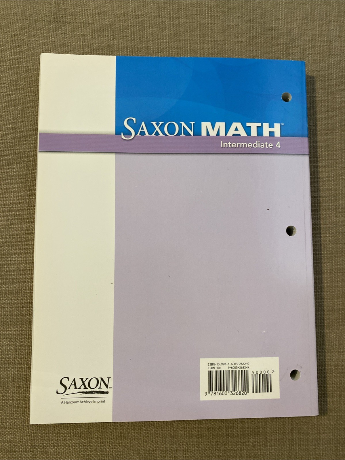 # Saxon Math Intermediate 4 Written Practice Workbook by Stephen Hake Paperback