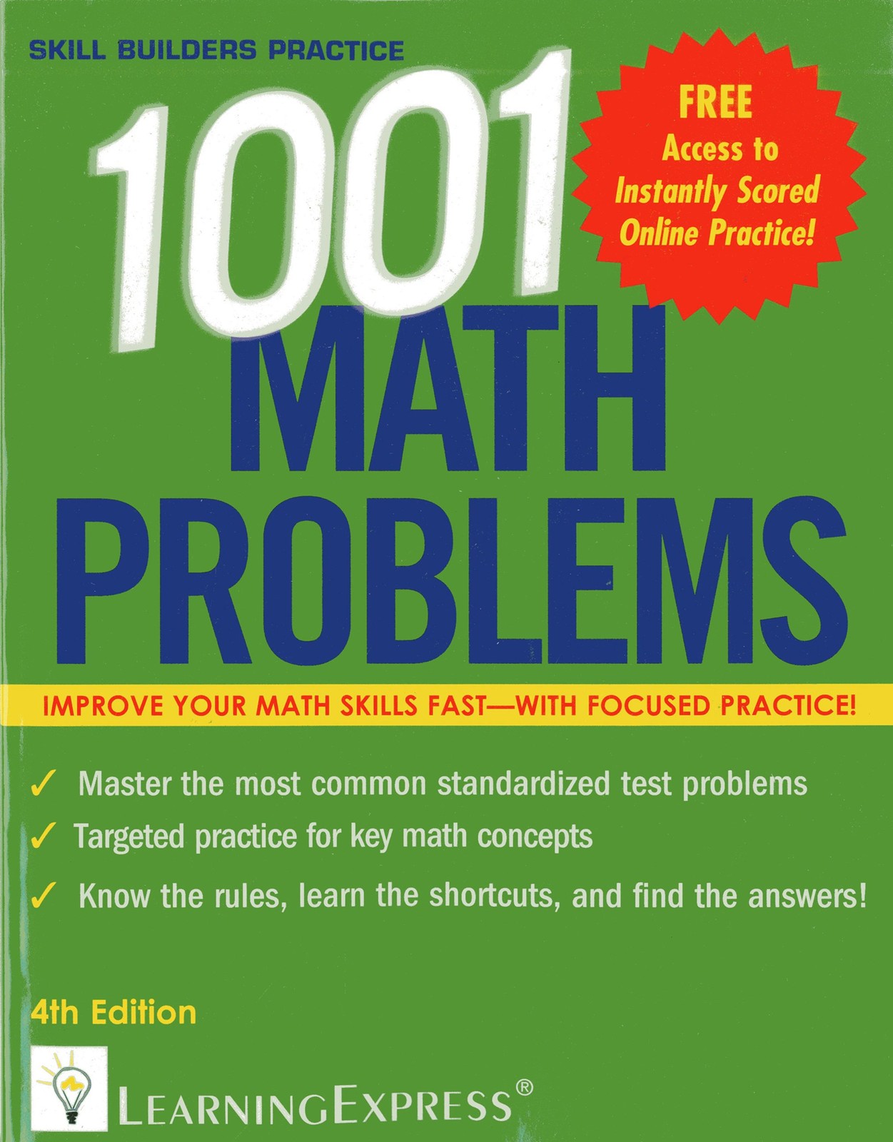 1,001 Math Problems (1001 Series) – paperback LearningExpress LLC