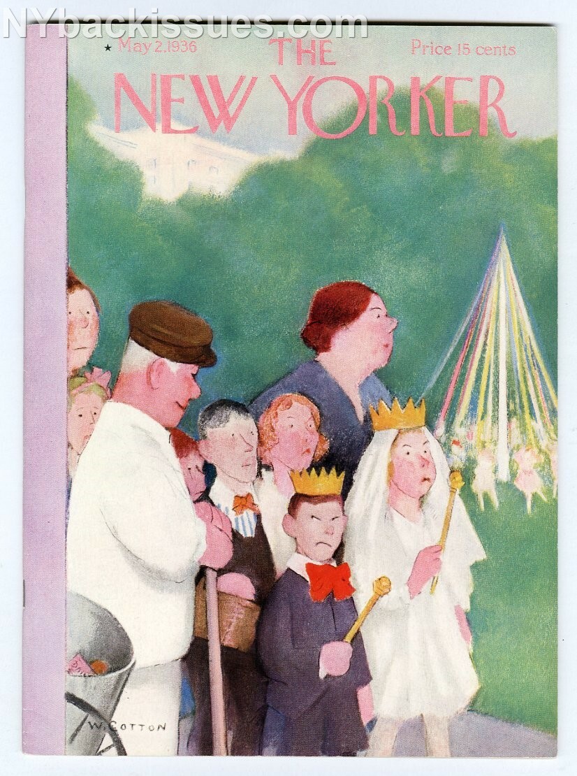 New Yorker magazine May 2 1936 James Reid Parker James Thurber NEAR MINT