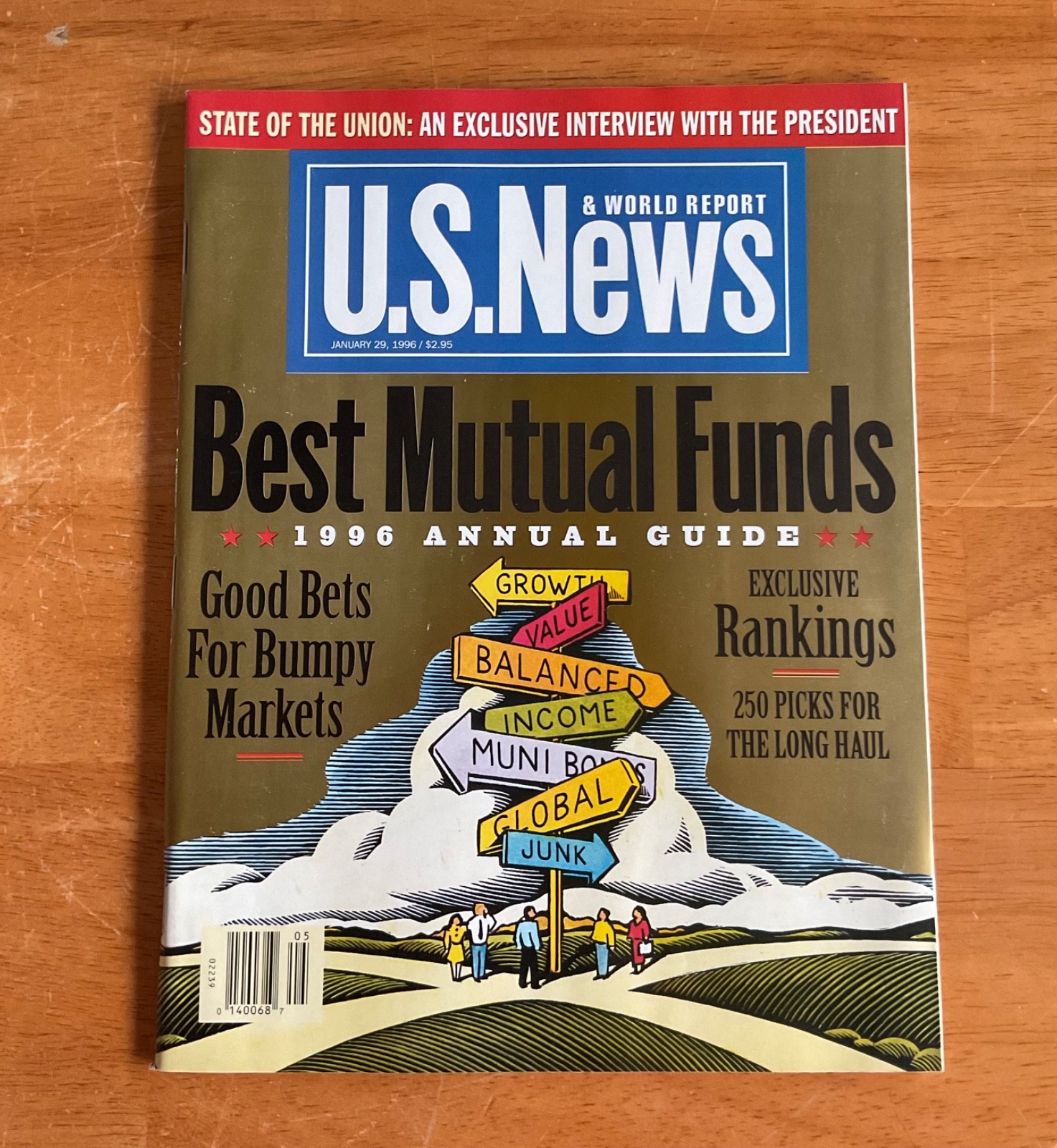 U.S. News & World Report Magazine 1996 Best Mutual Funds No Label Newsstand