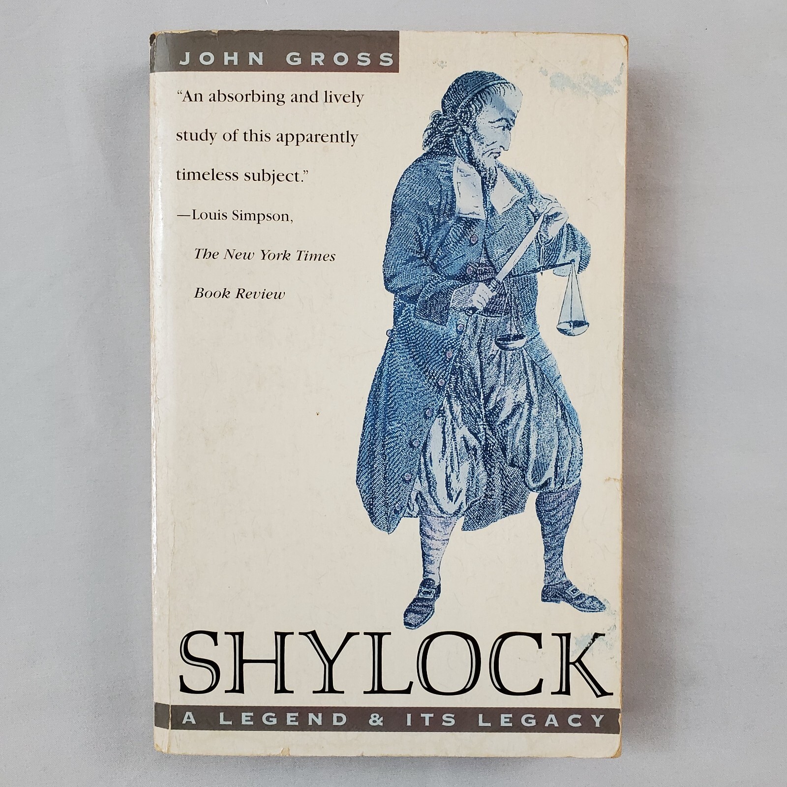 Shylock A Legend & Its Legacy John Gross PB Book Shakespeare Lit Crit Touchstone