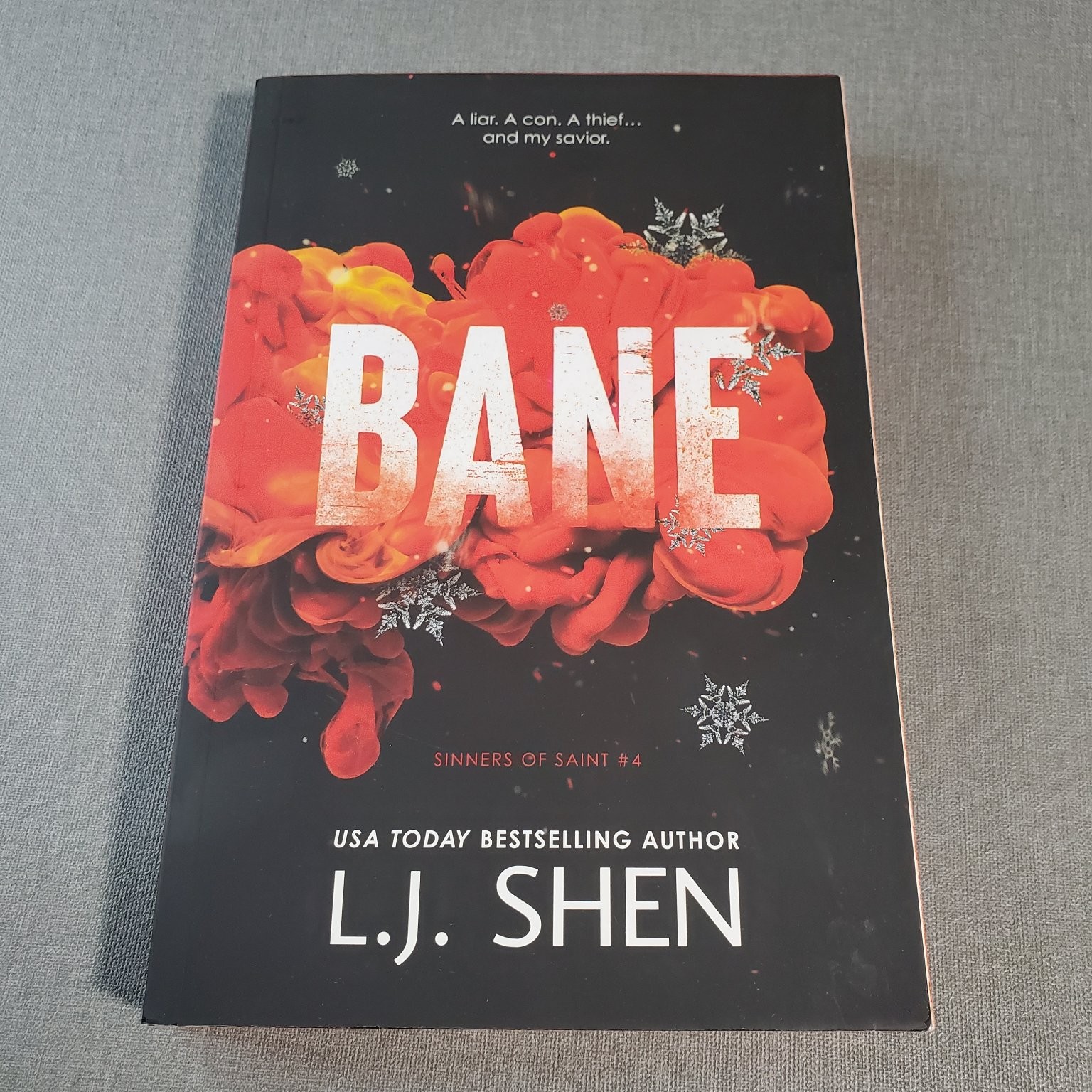 BANE L.J. Shen 2024 Sinners of Saint #4 Romance Bloom Books Special Edges