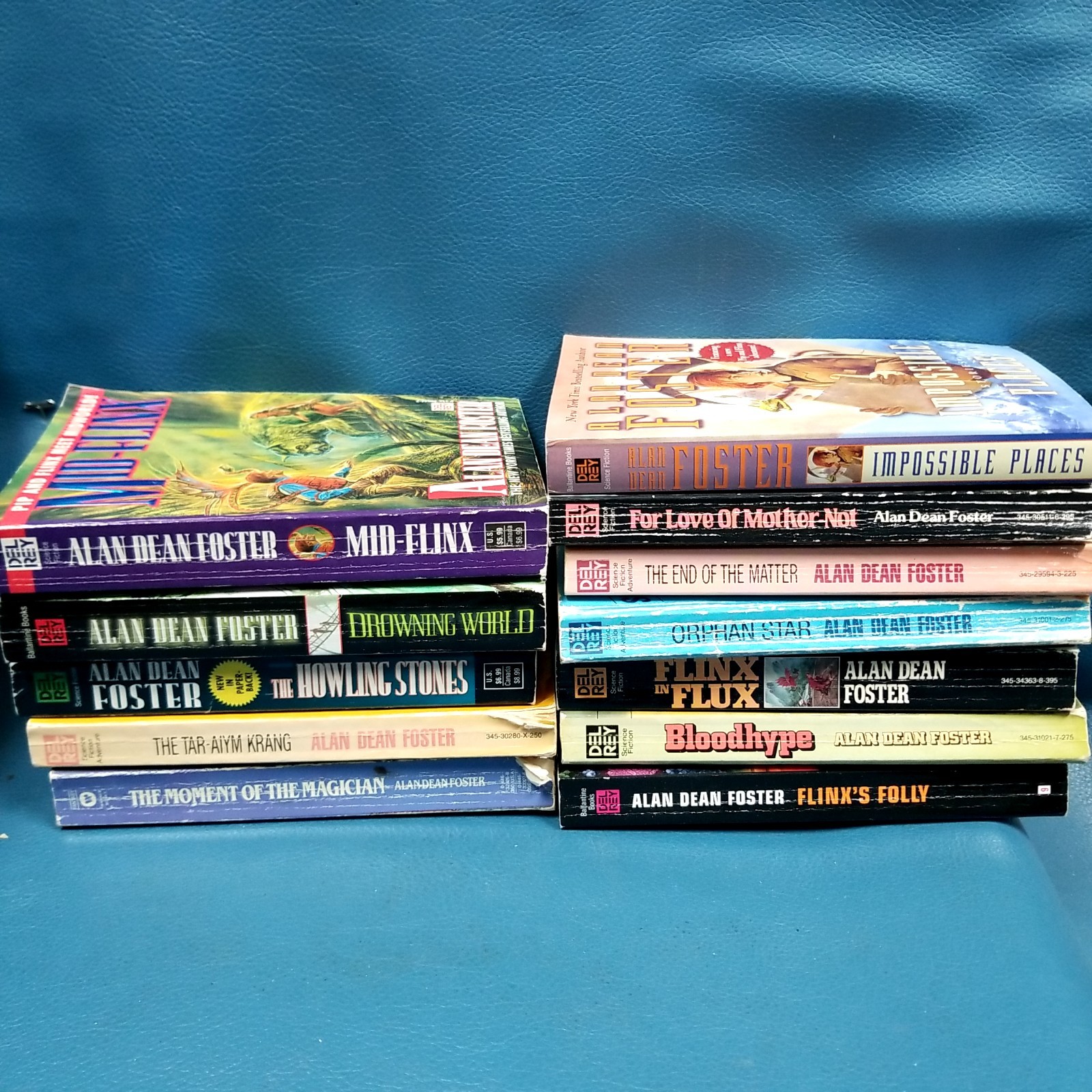 Alan Dean Foster PB Book Lot w 12 VTG Science Fiction Adventure Novels + Series