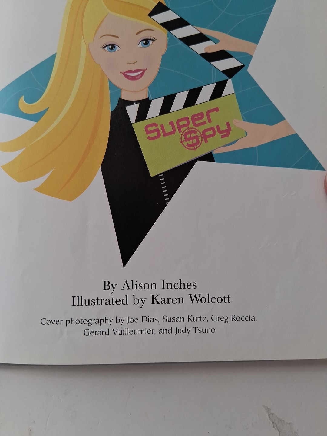 Rare Barbie Golden Book Super Spy Starring Barbie #4 by Alison Inches Hardcover