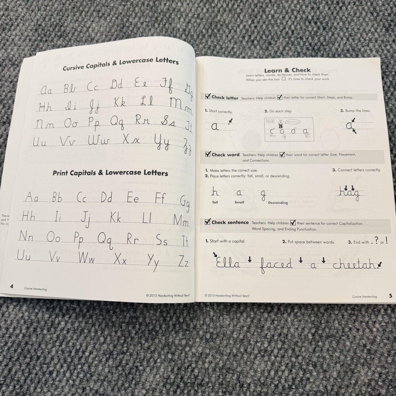 Jan Olsen Hand Writing Wiyhoig Tears Student Book Cursive Homeschool