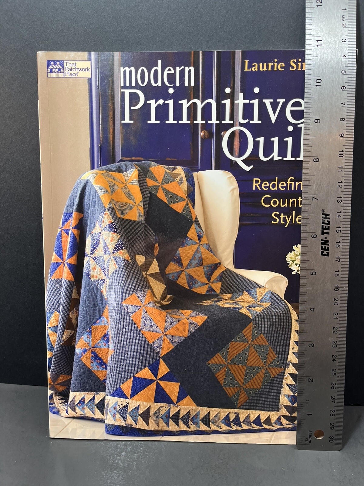 Modern Primative Quilts Pattern Book by Laurie Simpson, That Patchwork Place