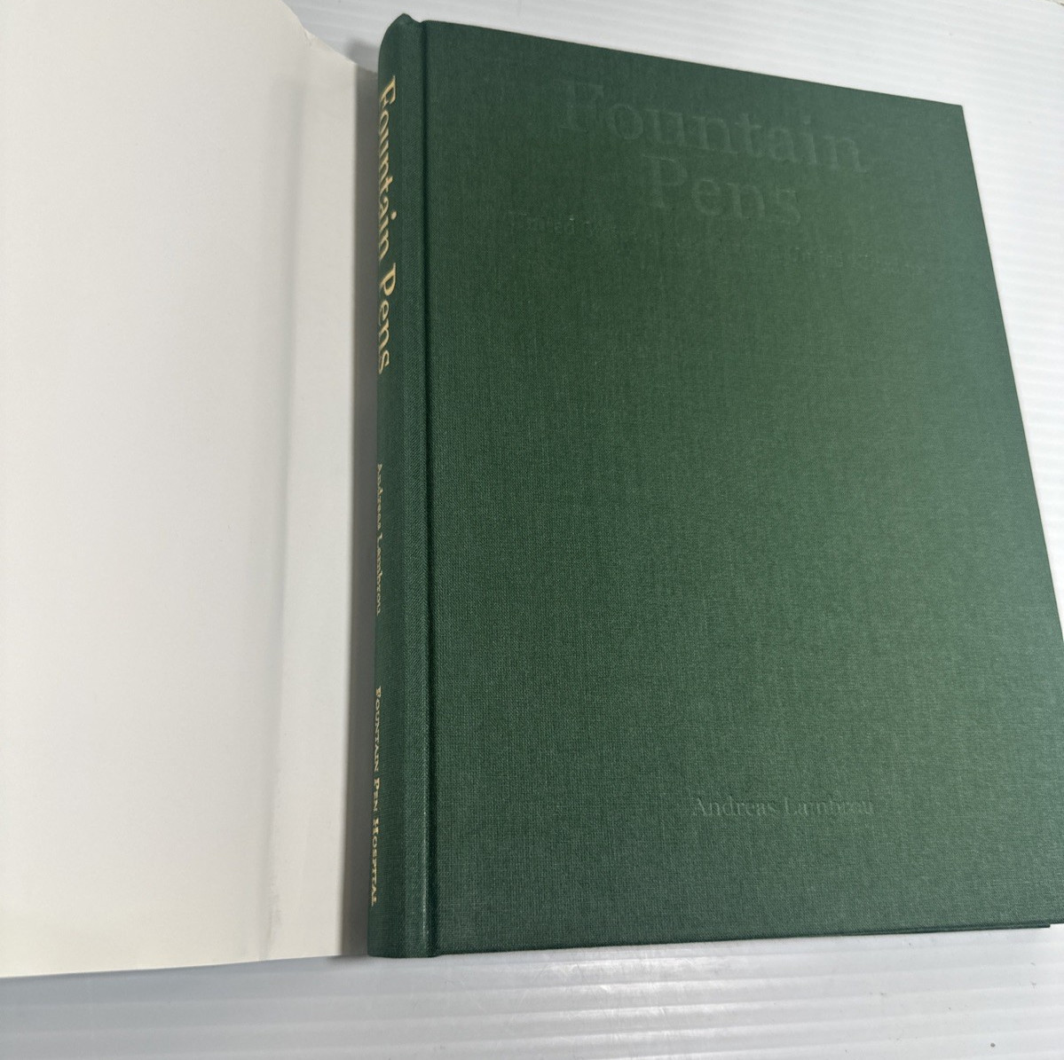 Fountain Pens United States United Kingdom Andreas Lambrou 2000 HC DJ History