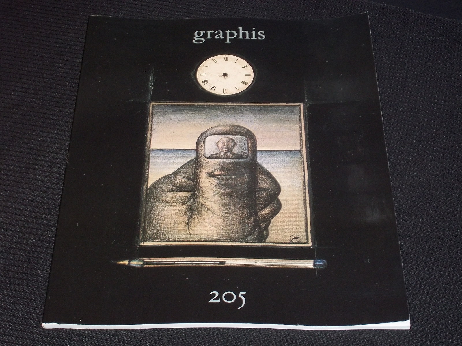 1979-80 #205 GRAPHIS MAGAZINE VERY NICE COVER ART & INSIDE PAGES – E 833