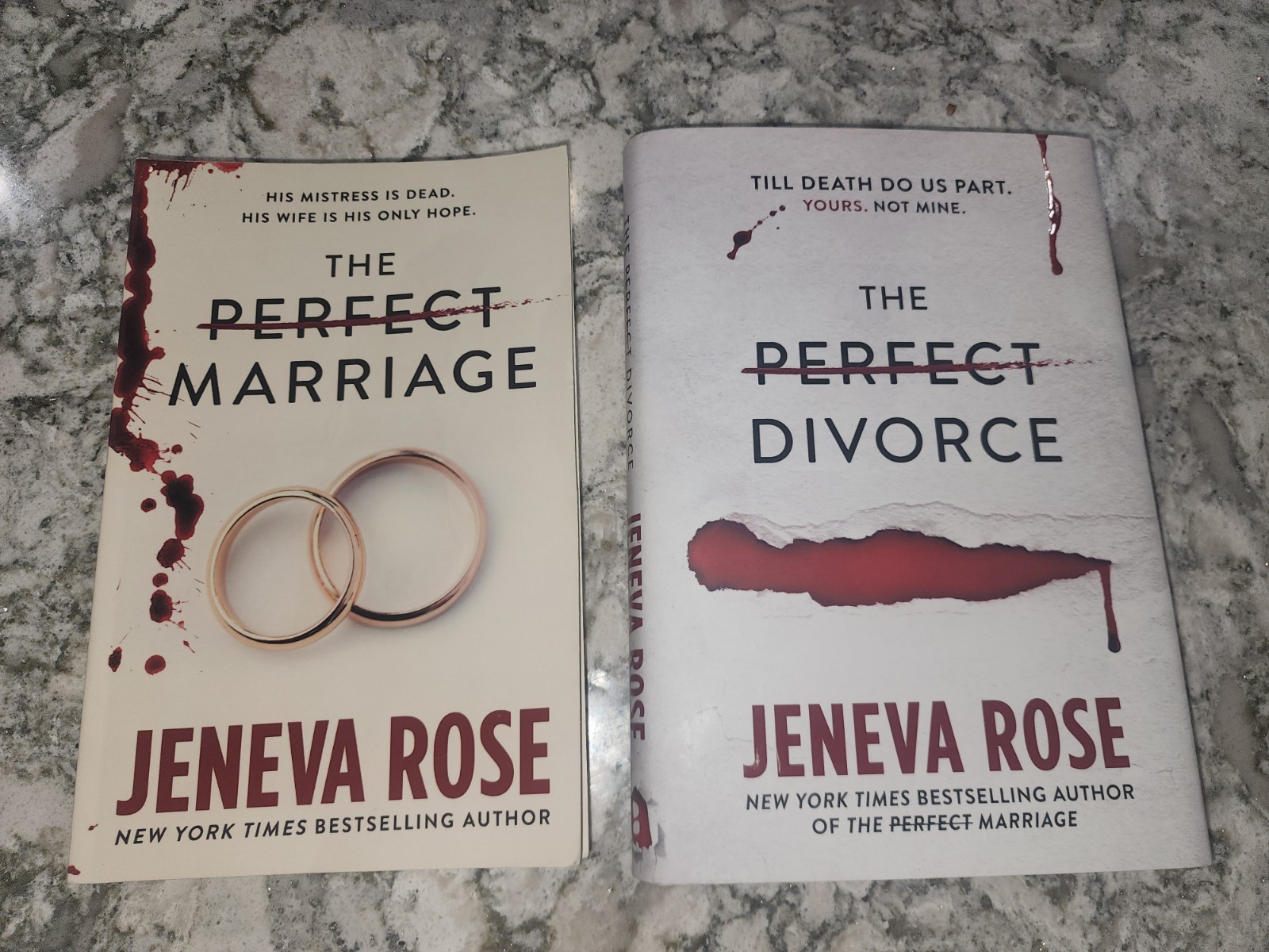 2 Books set The Perfect Divorce & The Perfect Marriage by Jeneva Rose