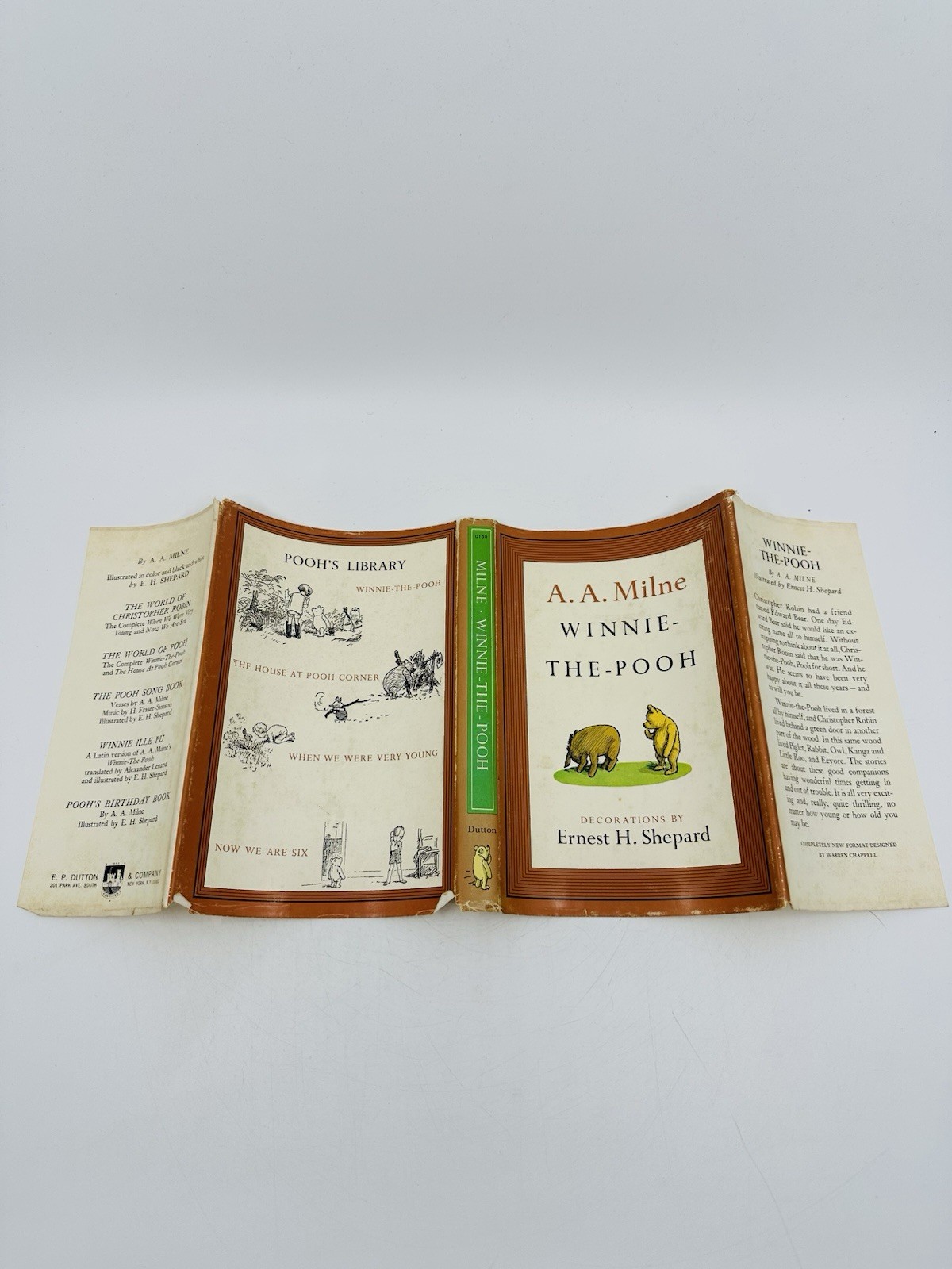 A A Milne Winnie The Pooh 4 Book Lot HC DJ Ernest H Shepard 1961 Set Illustrated