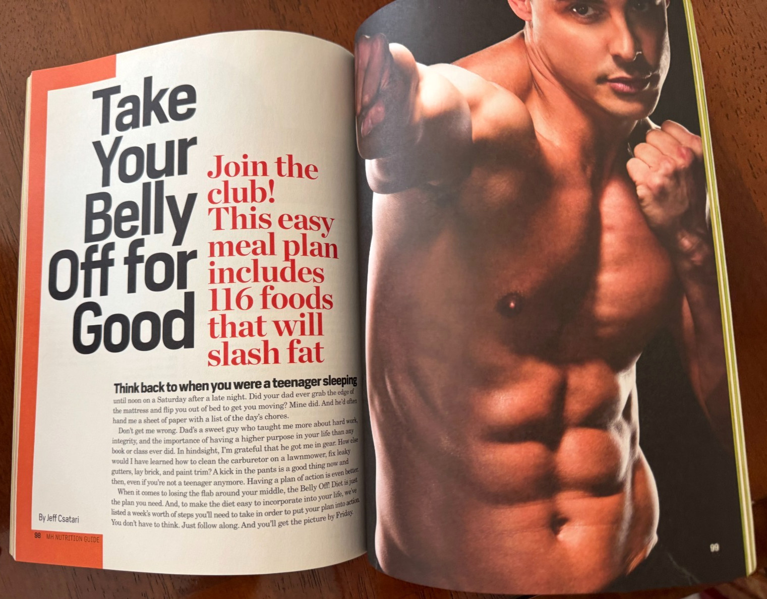 Men&rsquo;s Health Nutrition Guide 2010 – OLD NEW STOCK – NEVER BEEN READ – 176 Pages