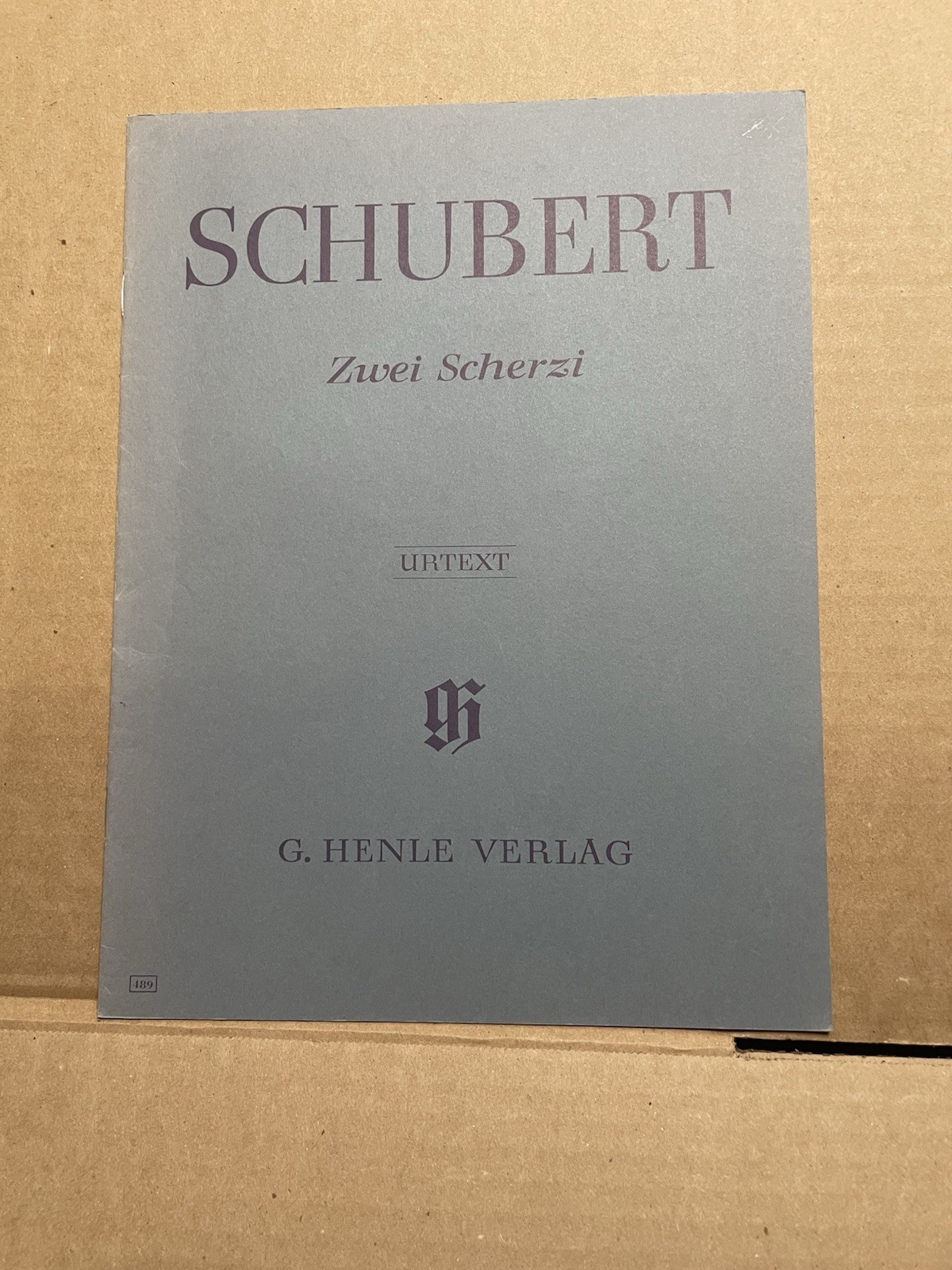 2 Scherzi B flat major and D flat major D 593 Franz Schubert Book [Softcover] Pi