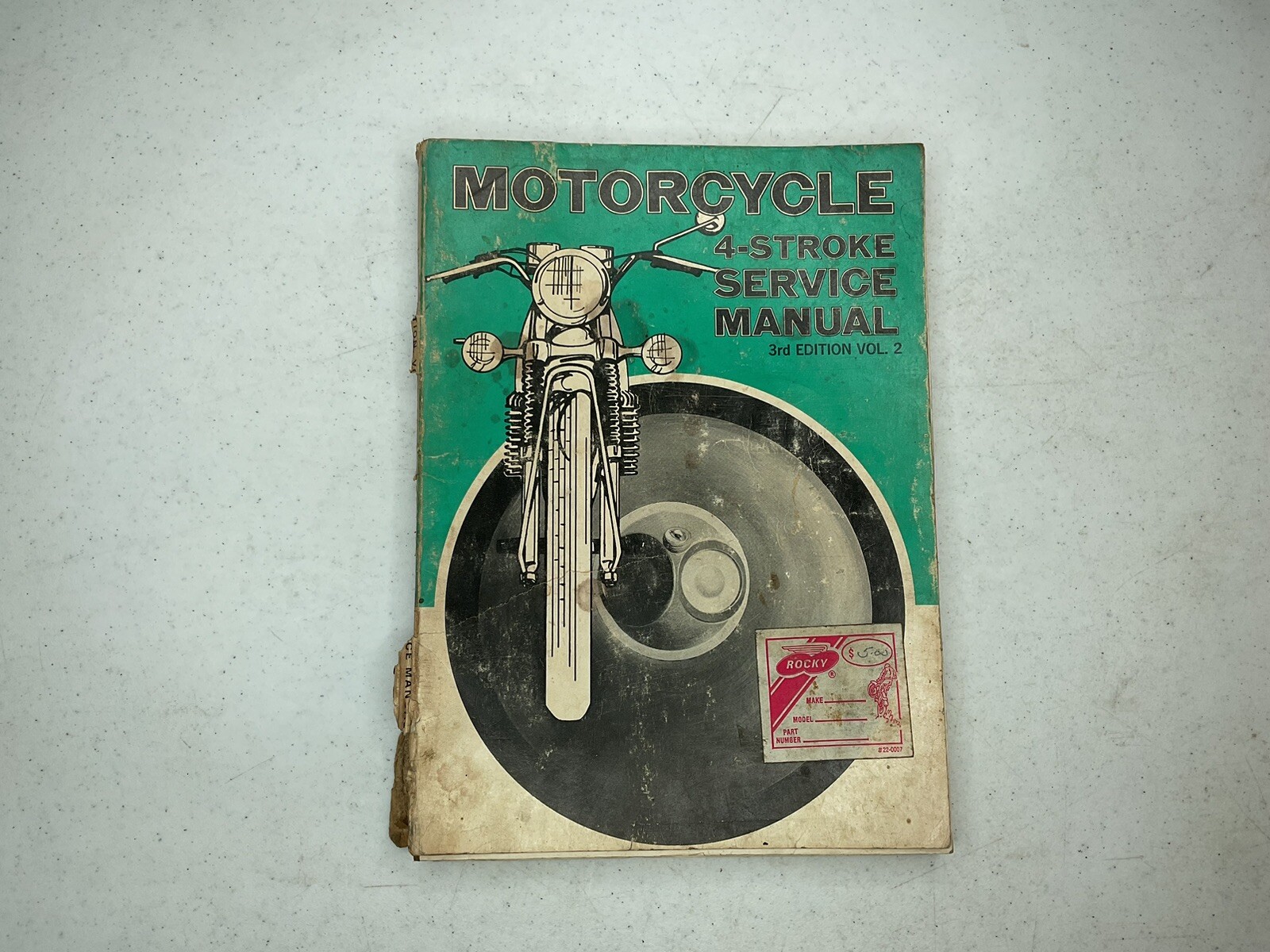 1972 Motorcycle 4-Stroke Service Manual 248 Pages MCS2-3 3rd Edition Vol. 2