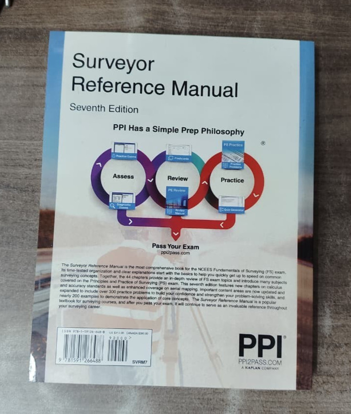 PPI Surveyor Reference Manual 7th Edition Paperback Complete Reference USA