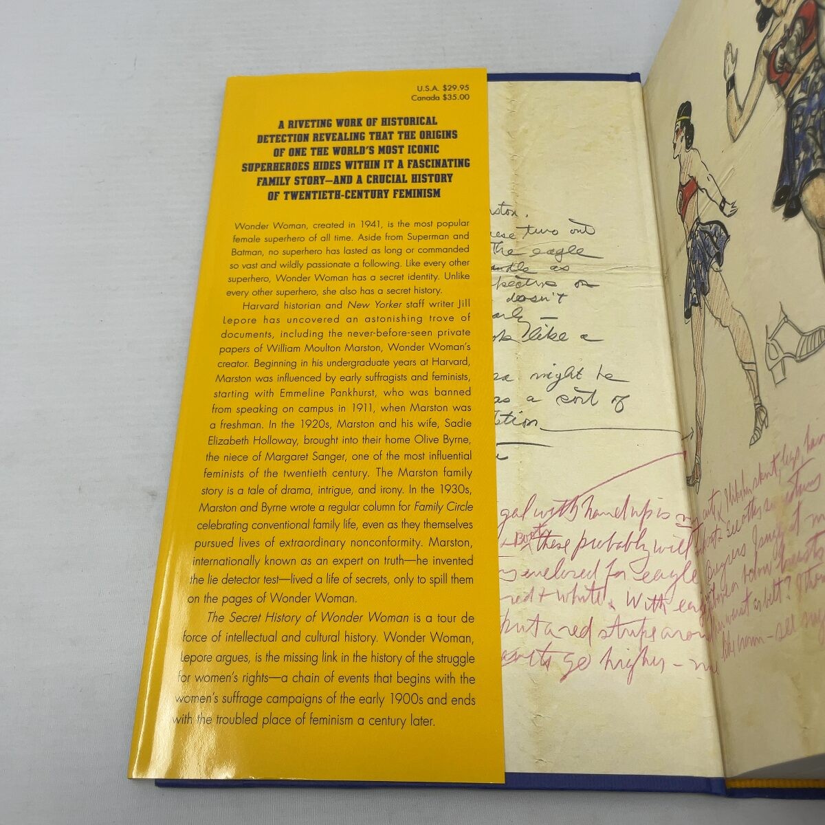 The secret history of Wonder Woman by Jill Lepore HC First Edition Like New 201