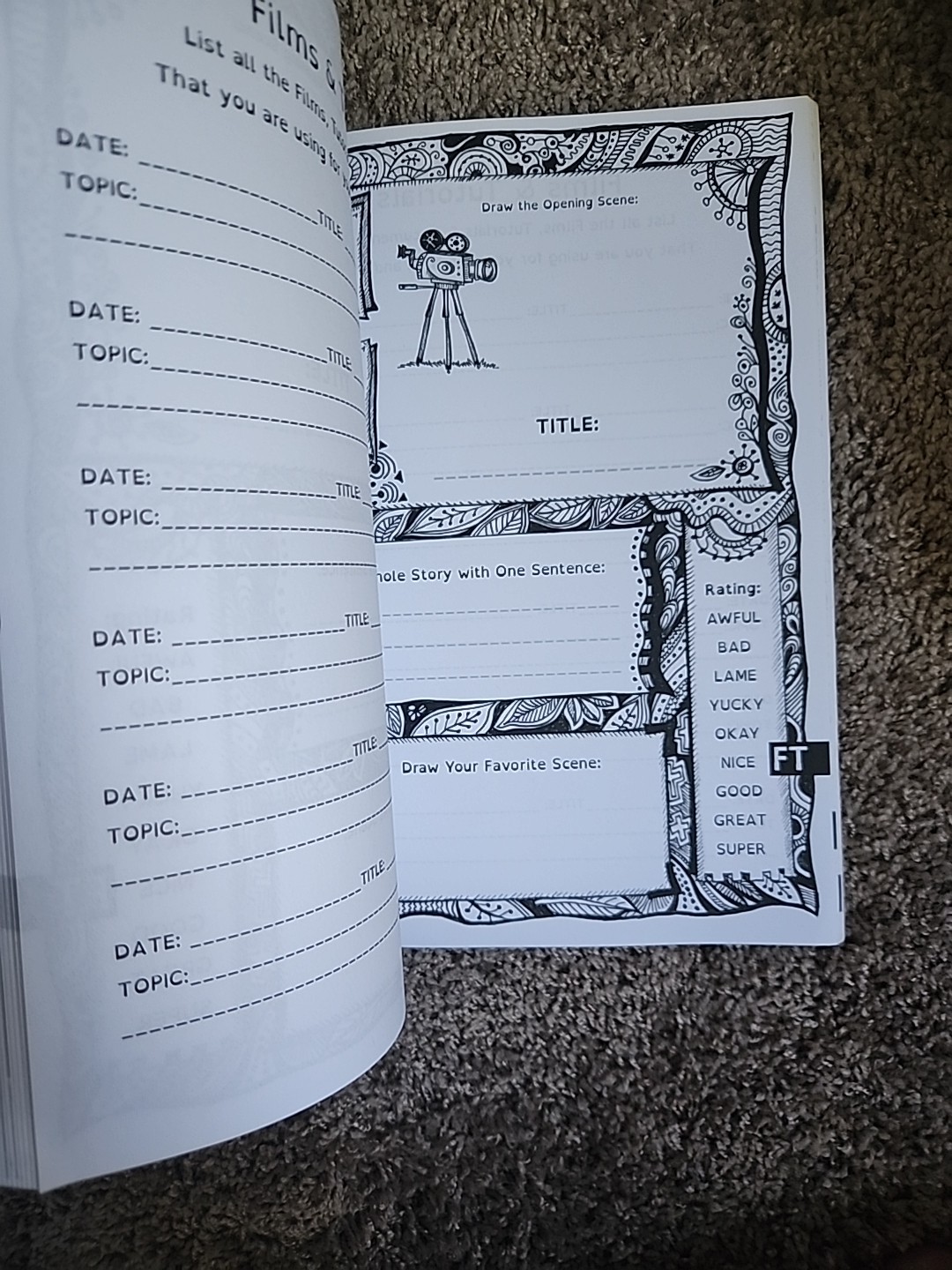 Thinking Tree – 10 Subject Portfolio : 1 Year Plan – Illustrated for All Ages –