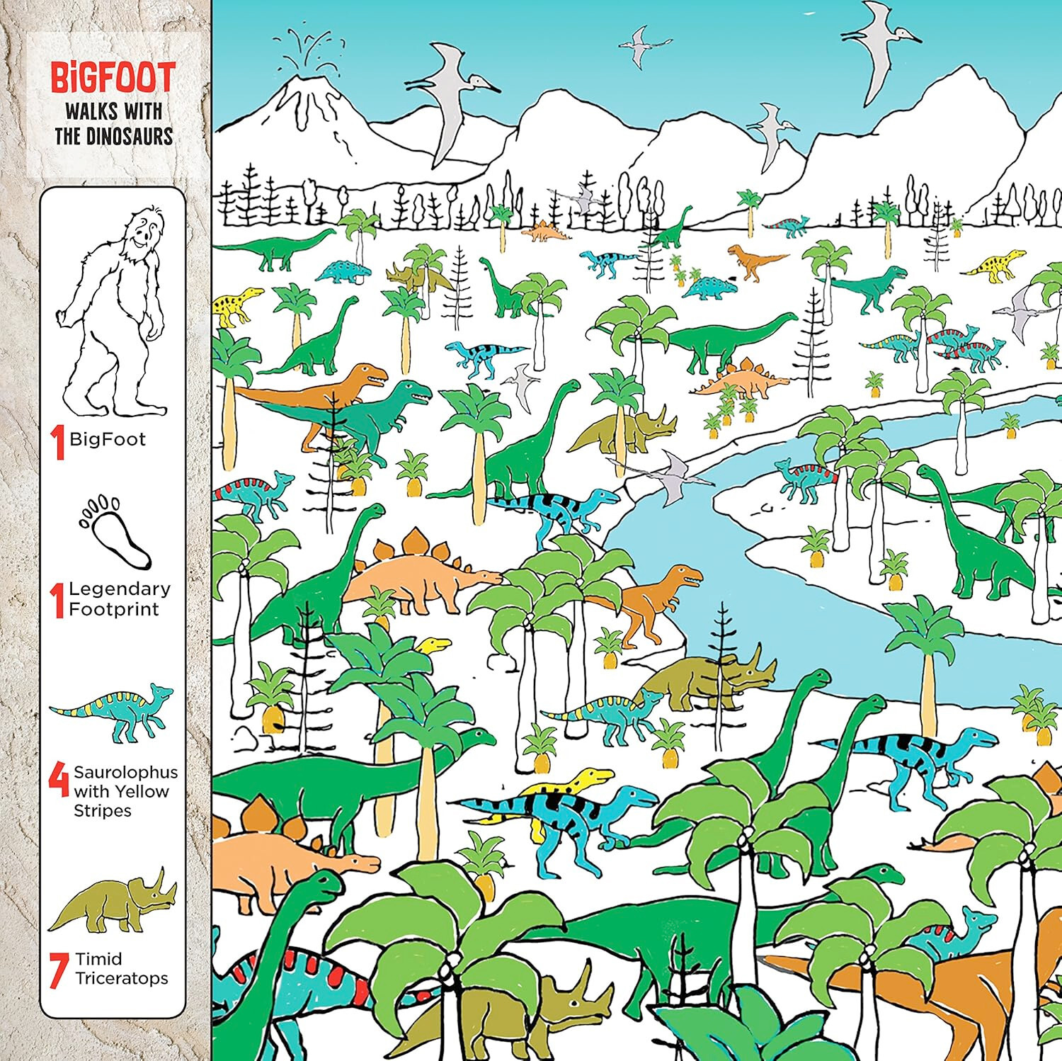 BigFoot Goes Back in Time: A Spectacular Seek and Find Challenge for All Ages!
