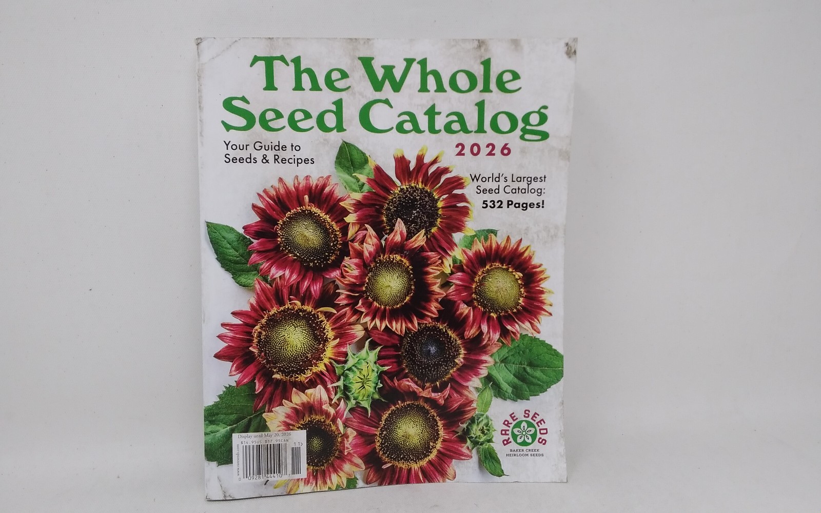 The Whole Seed Catalog 2026 Baker Creek Heirloom Seeds 532 Pages Seeds & Recipes
