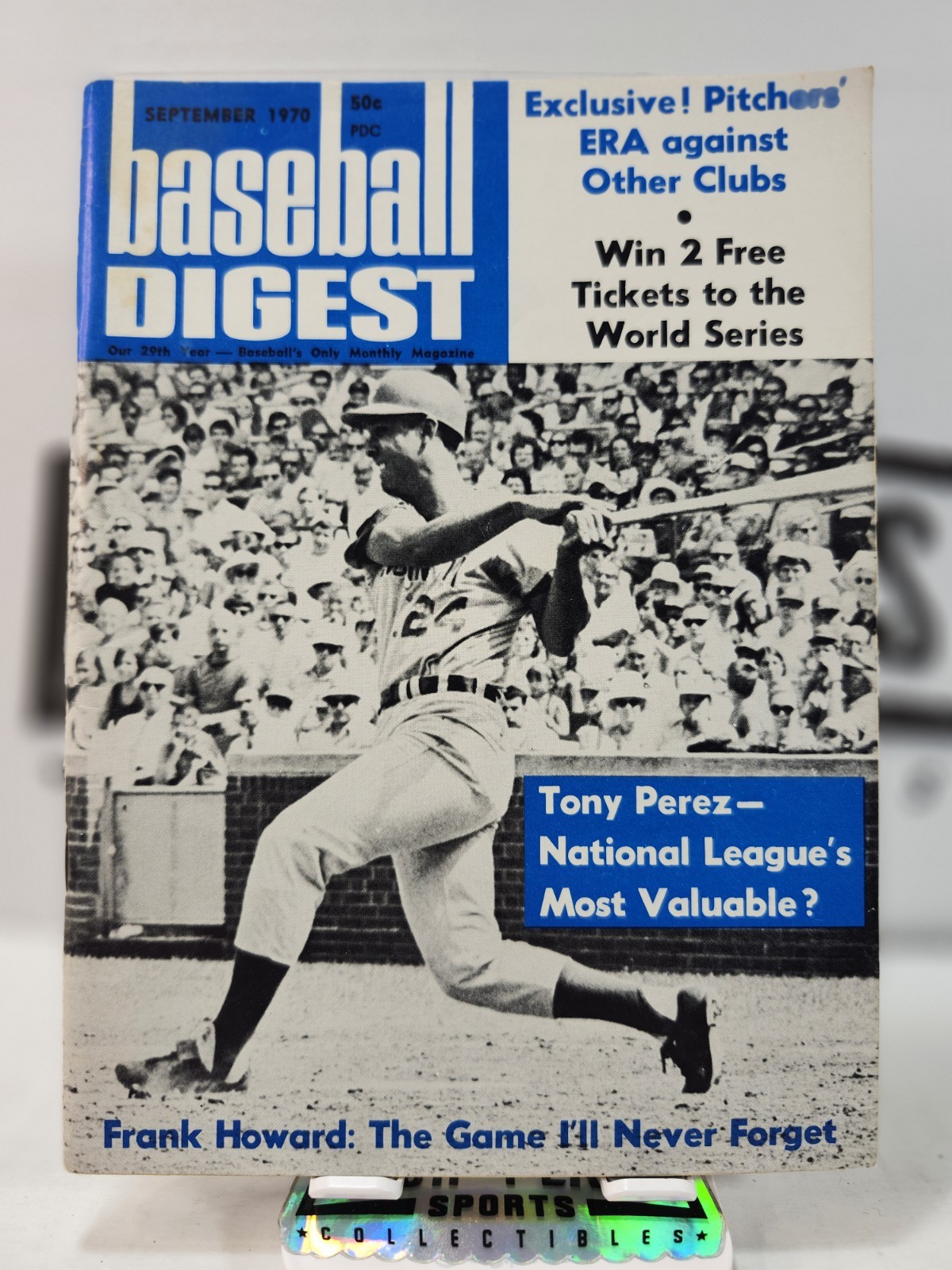 Baseball Digest – Sept 1970: Tony Perez Cover – National League&rsquo;s Most Valuable?