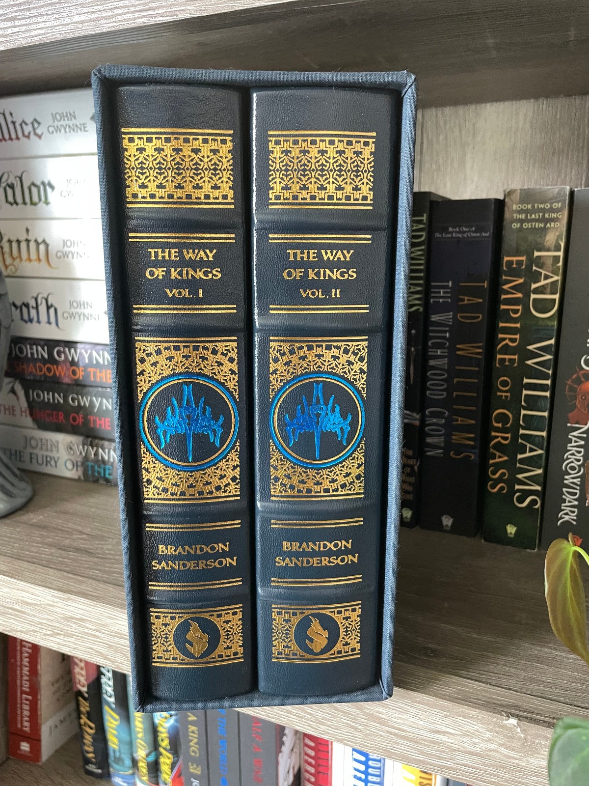 The Way of Kings|Brandon Sanderson|1st Print Leatherbound |Signed|Kickstarter