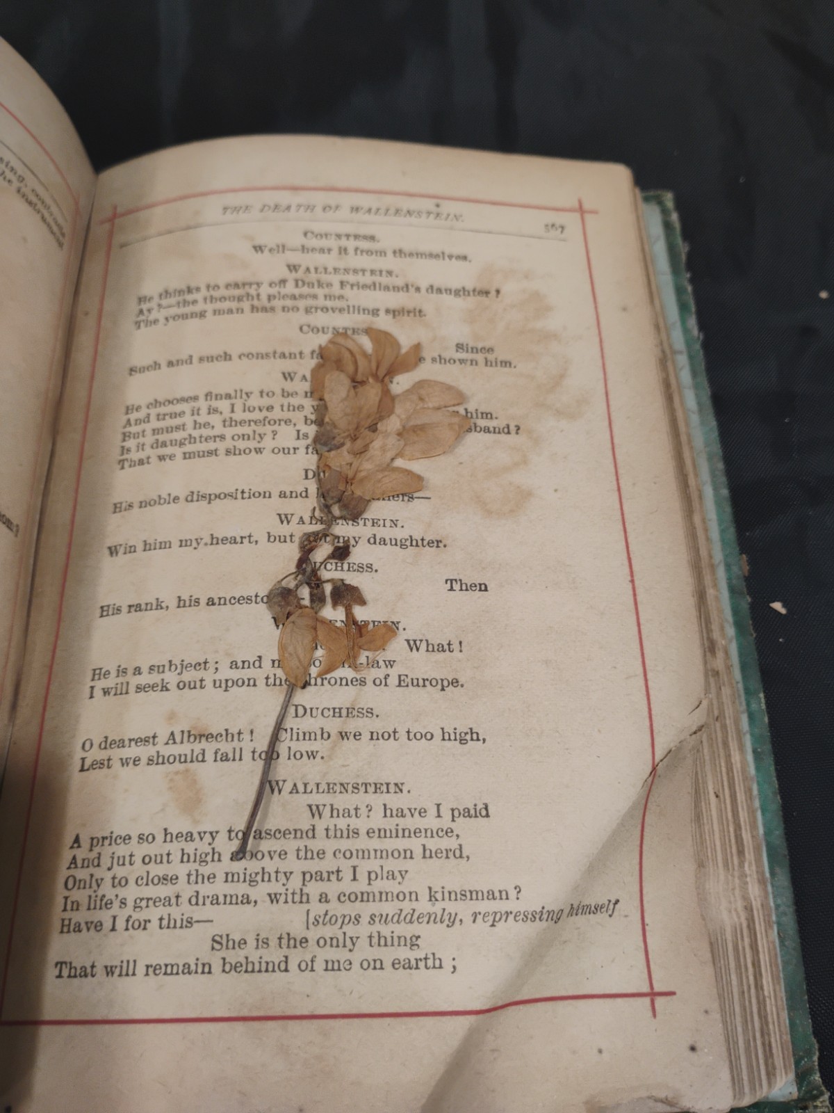 Antique Coleridges Poems Printed By Belford, Chicago, Il. 600+ Pages