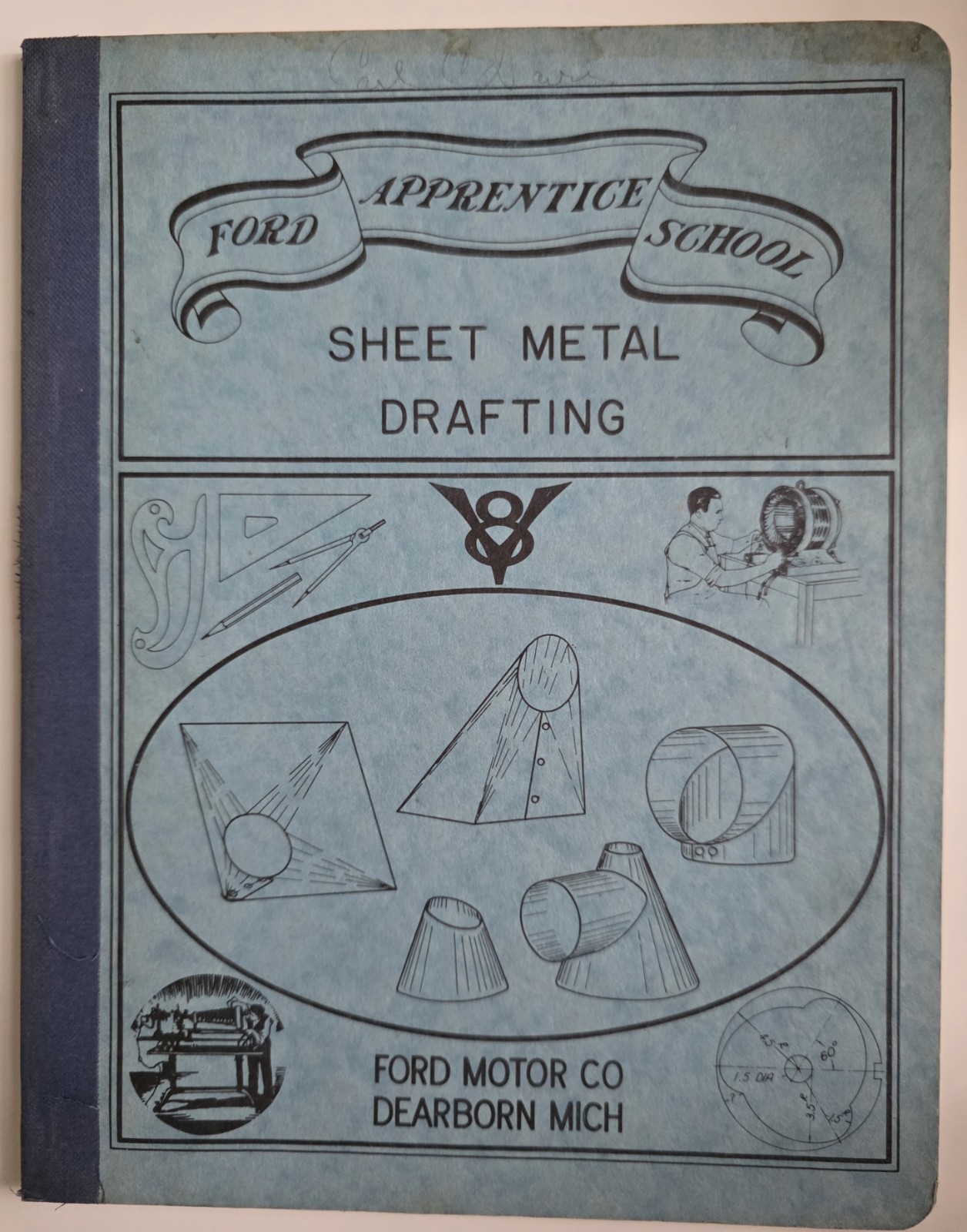 Henry Ford Trade School Apprentice Book Lot (6 Total) 1930s