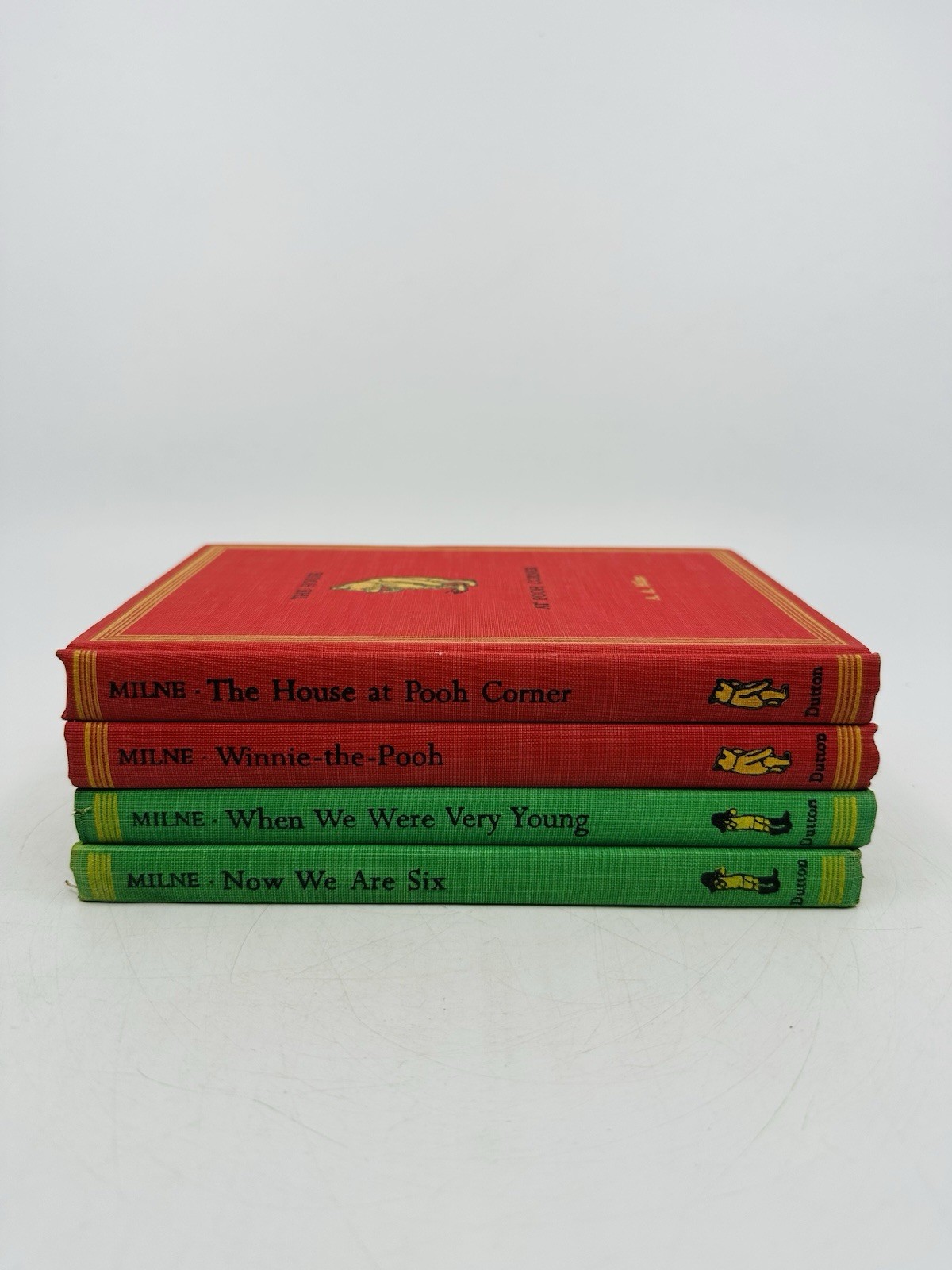 A A Milne Winnie The Pooh 4 Book Lot HC DJ Ernest H Shepard 1961 Set Illustrated
