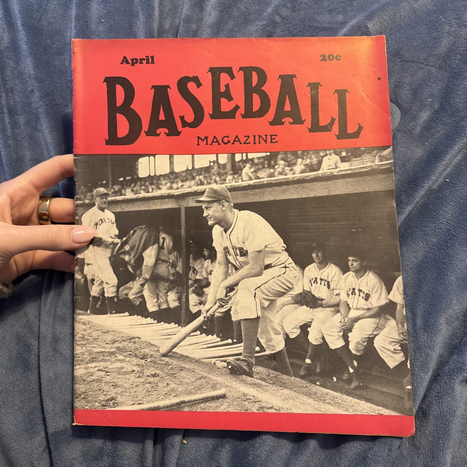Baseball Magazine Vol. 73, April 1944, #5 (Bob Elliot Cover, Illustrated)