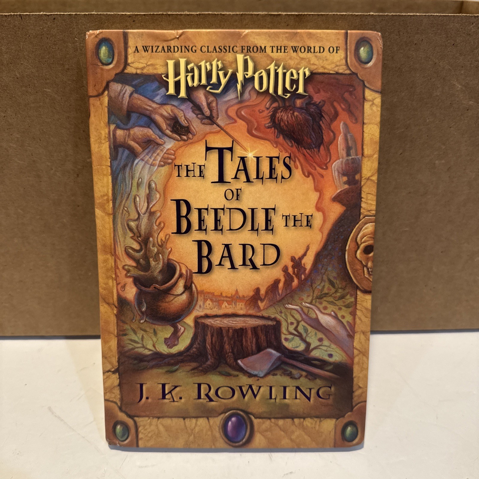 Harry Potter The Tales Of Beedle The Bard J K Rowling 1st Edition Auto Signed