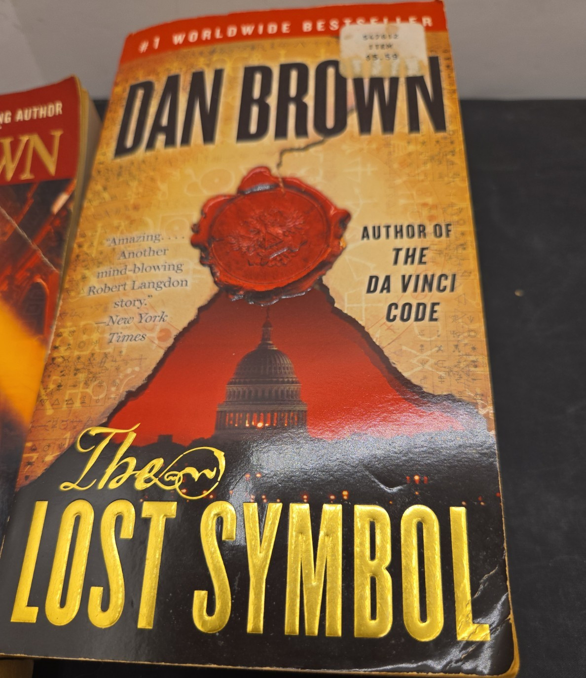 Dan Brown Books Paperback 4pc Lot Lost Symbol Digital Fortress Deception Angels