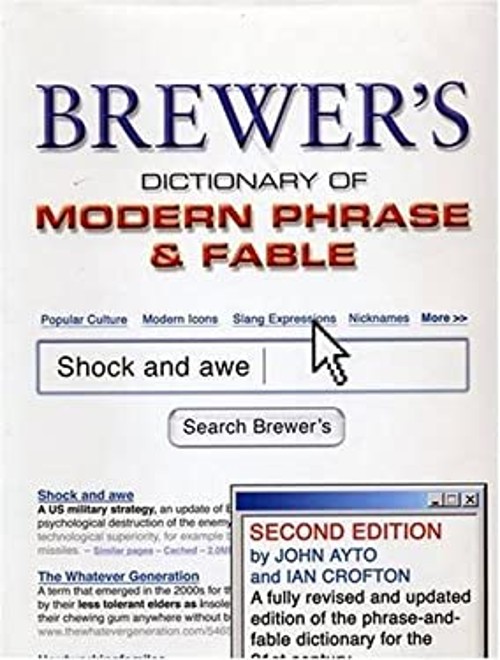 Brewer&rsquo;s Dictionary of Modern Phrase and Fable Ian, Ayto, John Cr