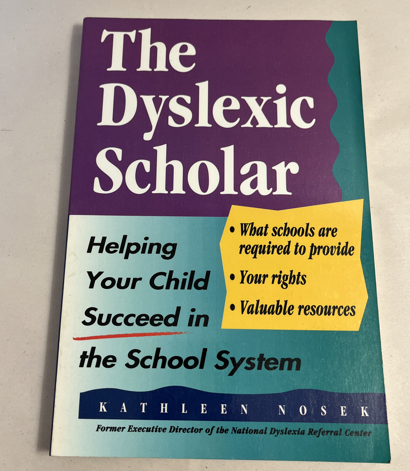 The Dyslexic Scholar : Helping Your Child Achieve Academic Success by…