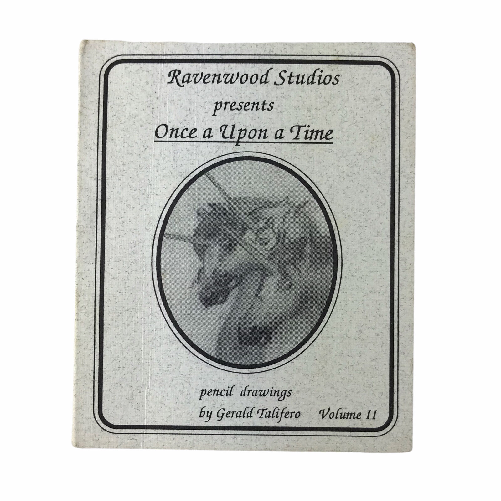 1992 Ravenwood Studios Once Upon A Time Miniature Book Pencil Drawings Volume II