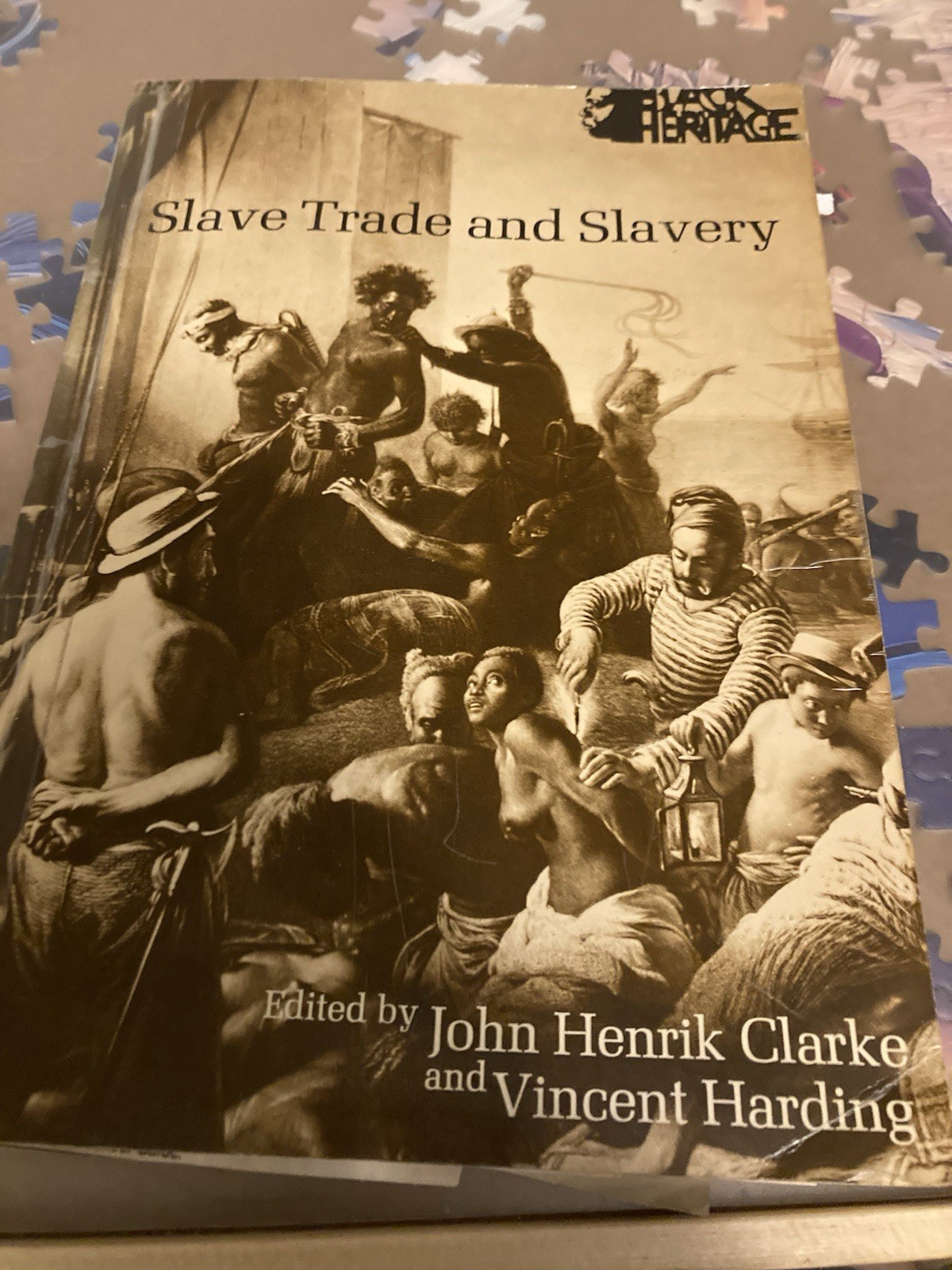 A Rare Book Slave Trade And Slavery By John Henrik Clarke Loaded With Clippings
