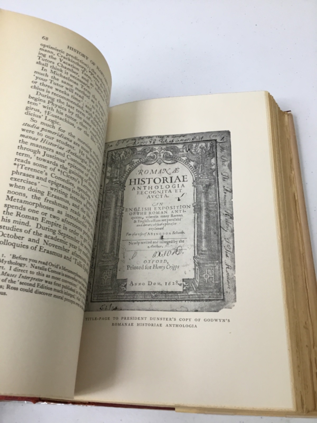 The Founding of Harvard College. Morison. 1935 HCDJ+Mylar, Illustrated