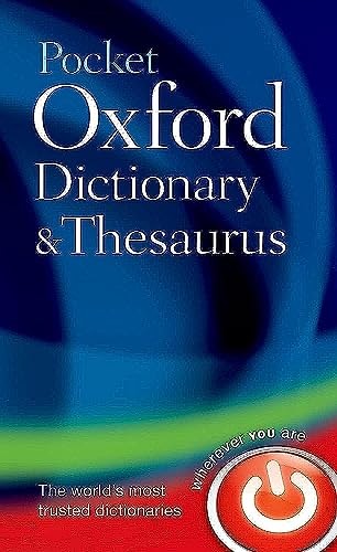 Pocket Oxford Dictionary and Thesaurus – hardcover Oxford Languages
