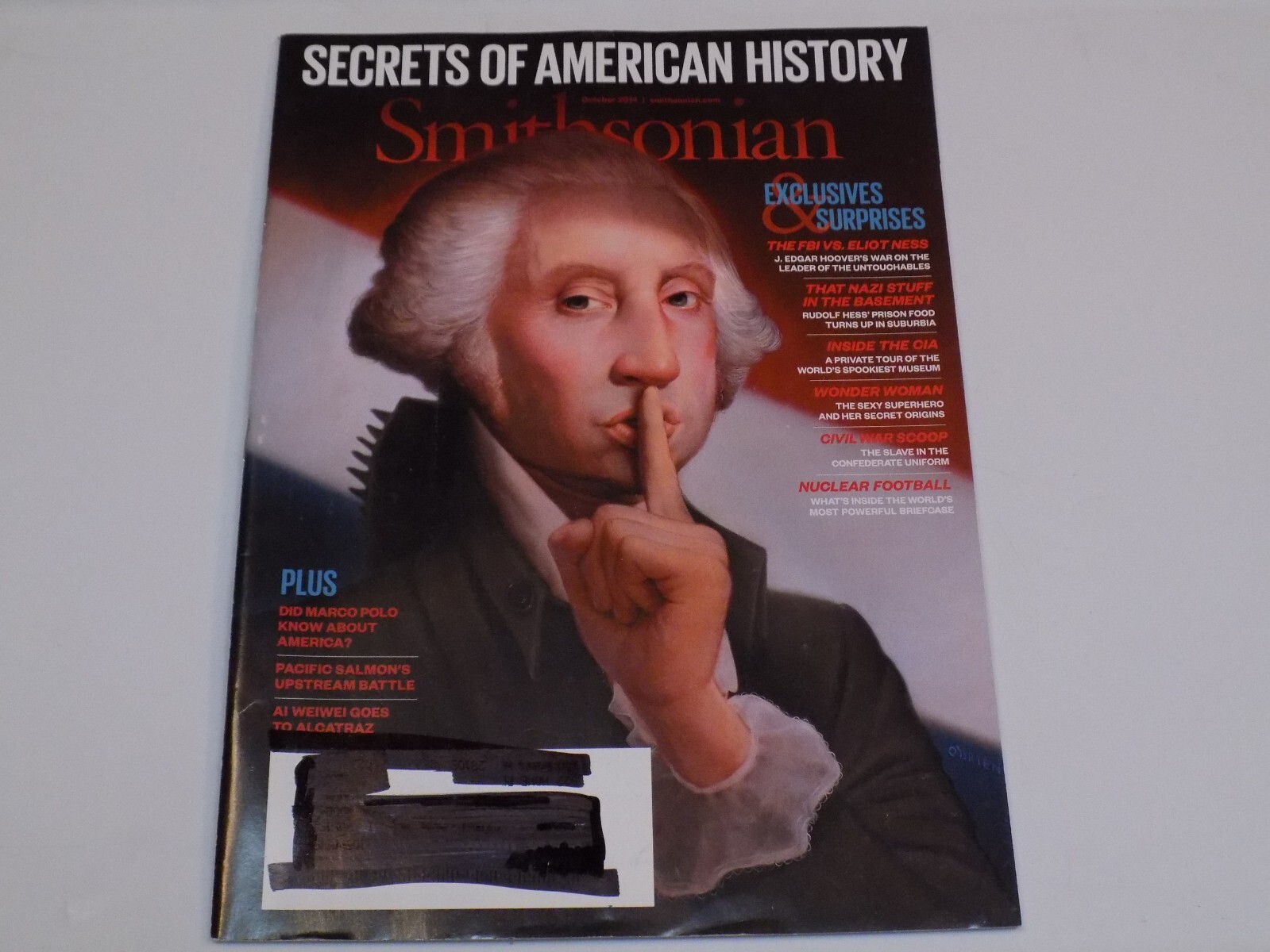 Smithsonian Magazine Oct 2014 George Washington Secrets of American History FBI