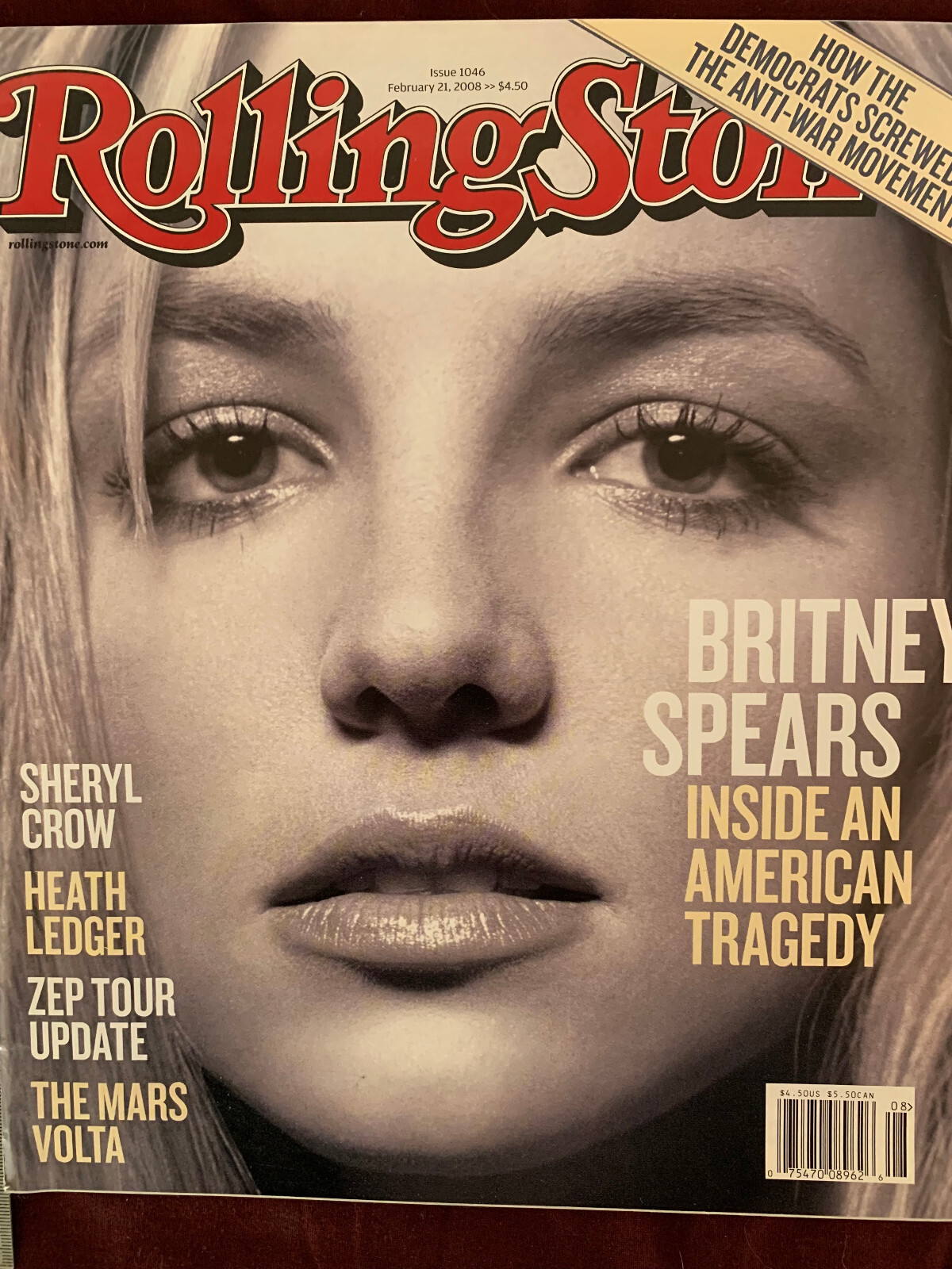 Rolling Stone (Feb 08) – Britney Spears, Mars Volta, Sheryl Crow, Heath Ledger