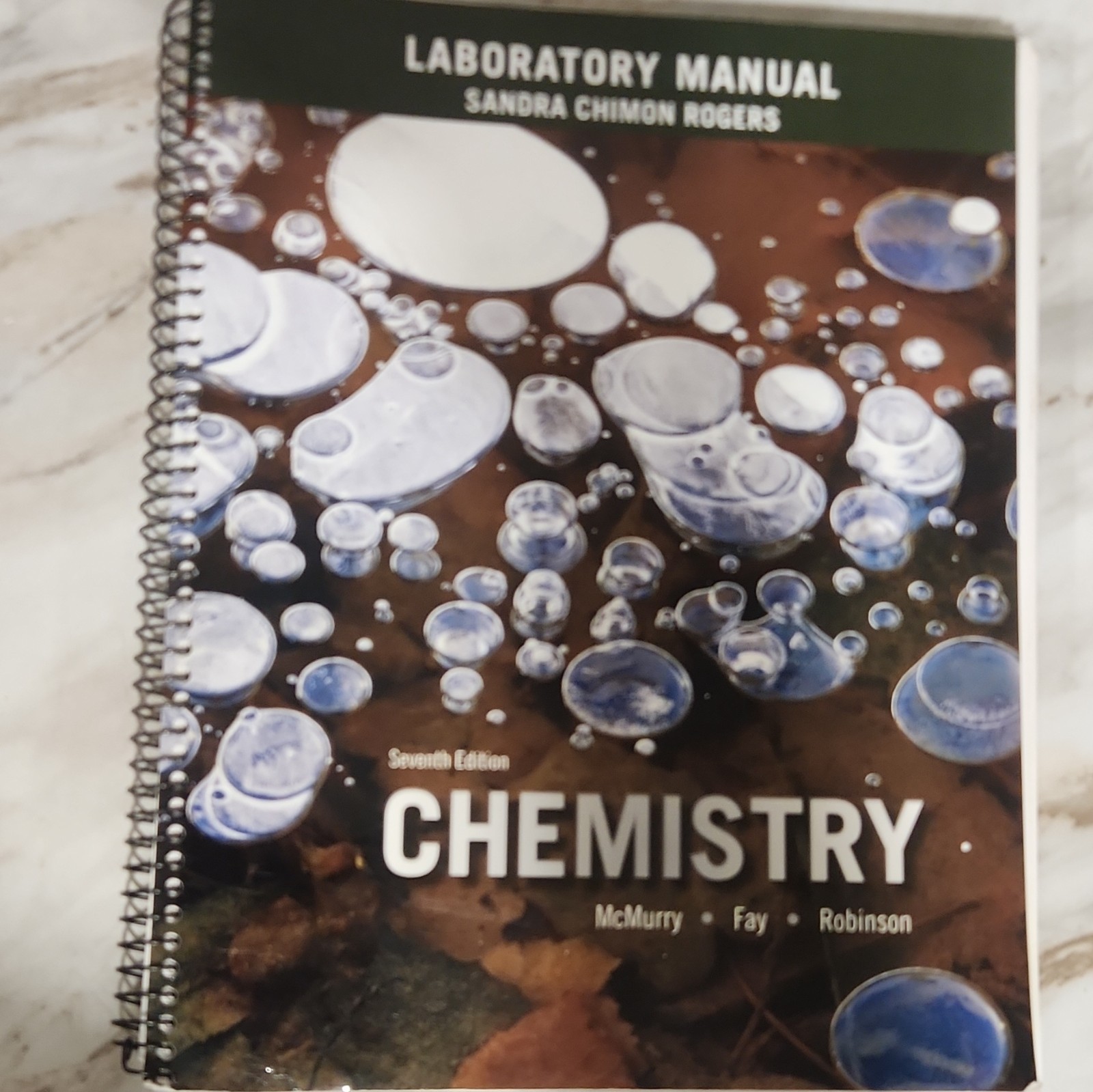 Pearson Chemistry Laboratory Manual 7th Ed Spiral Rogers 9780133886627