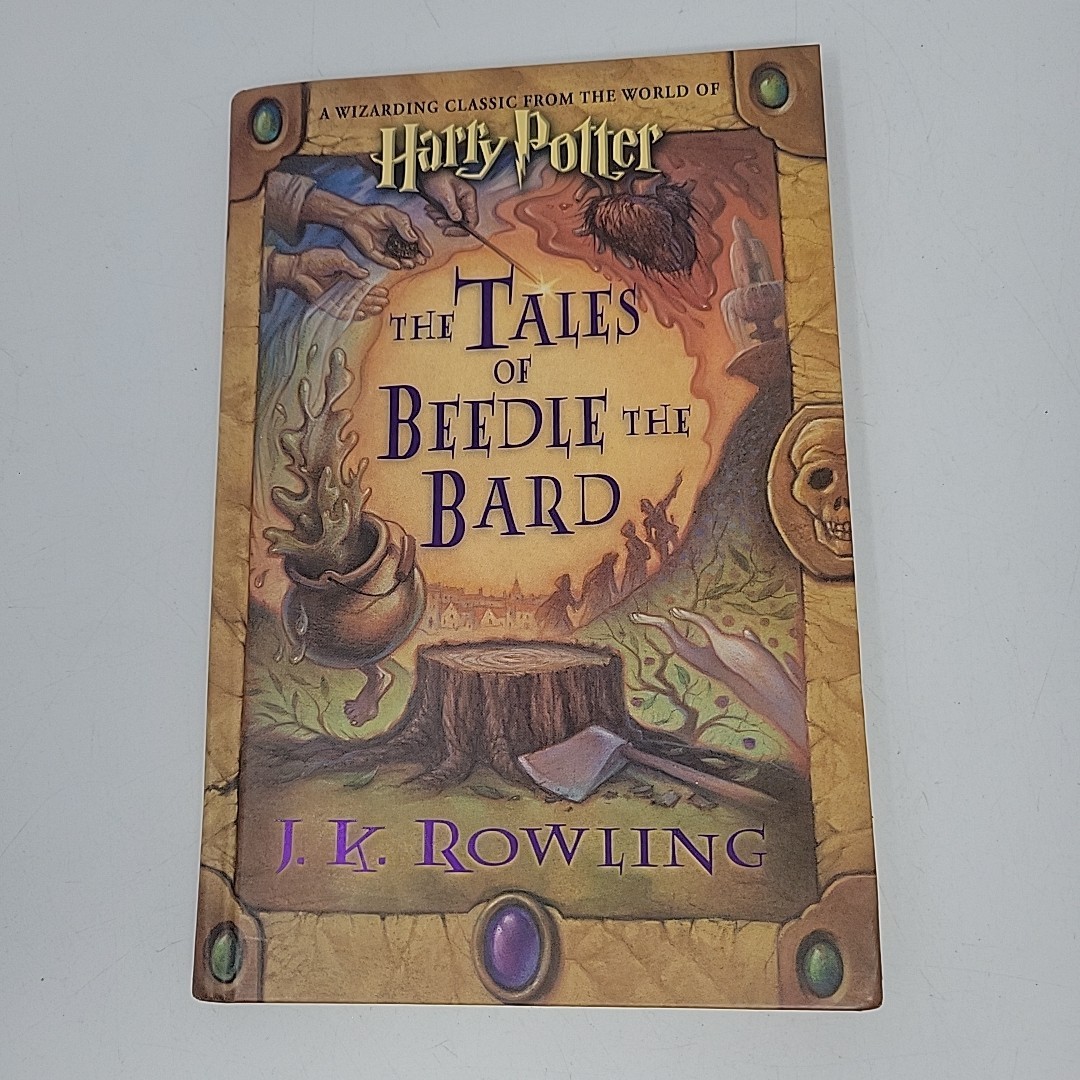 Harry Potter The Tales Of Beedle The Bard J K Rowling 1st Edition Auto Signed